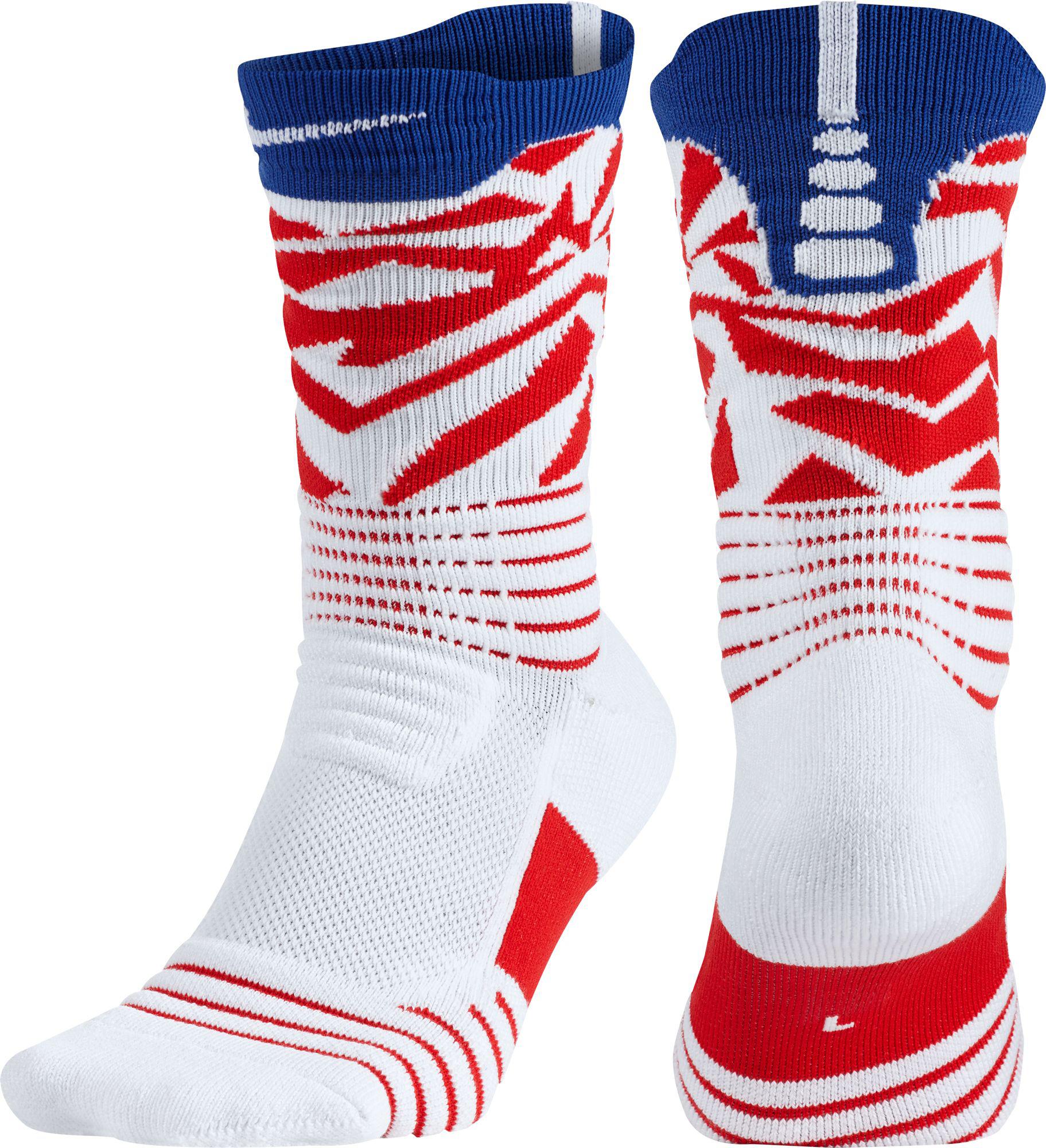 Nike Synthetic Hyper Elite 4th Of July Crew Socks in Red for Men - Lyst