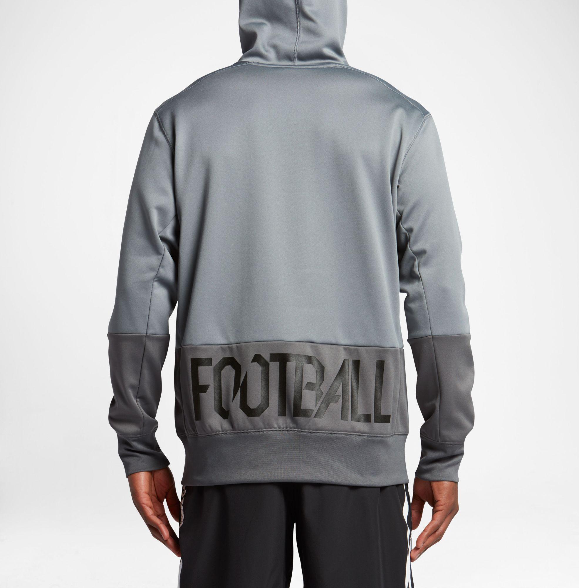mens nike therma football hoodie