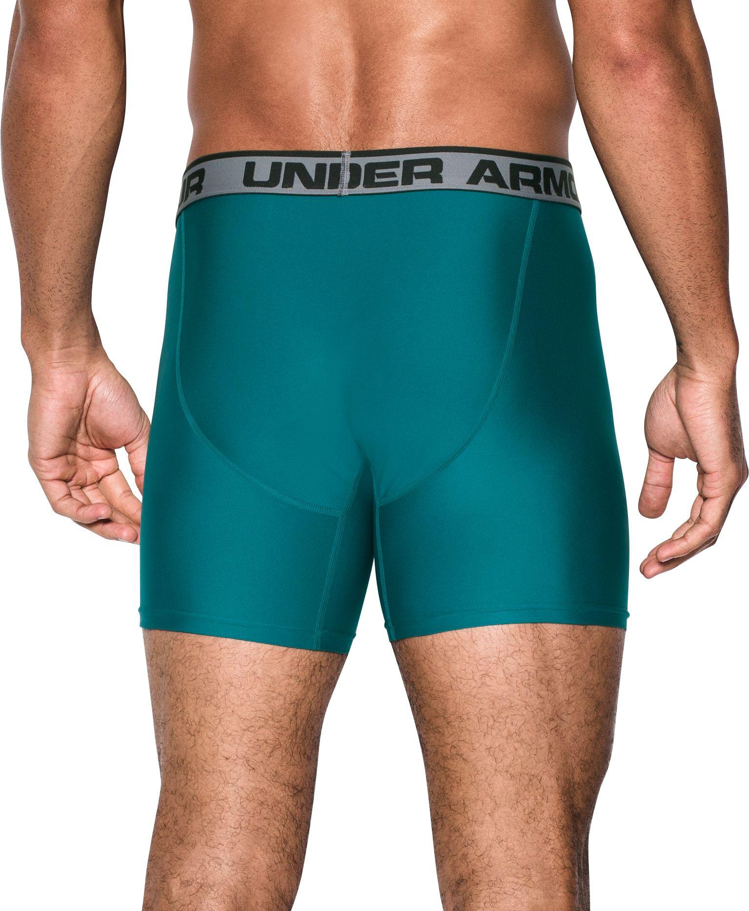 Under Armour O Series 6'' Boxerjock Boxer Briefs 2 Pack in Midnight ...