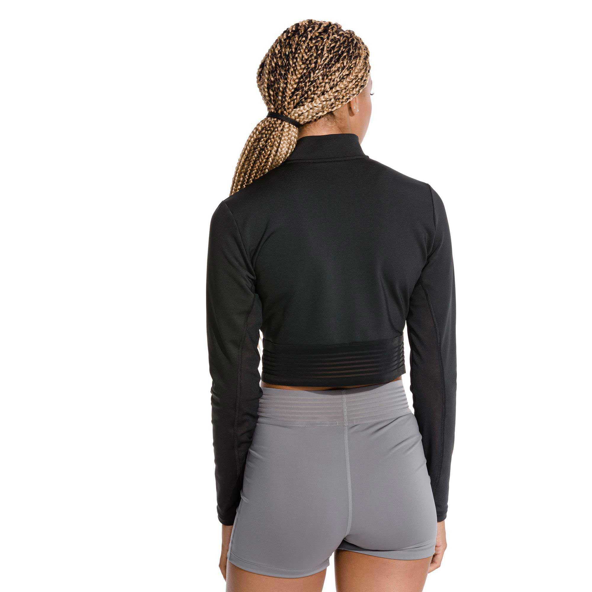 nike pro long sleeve crop top