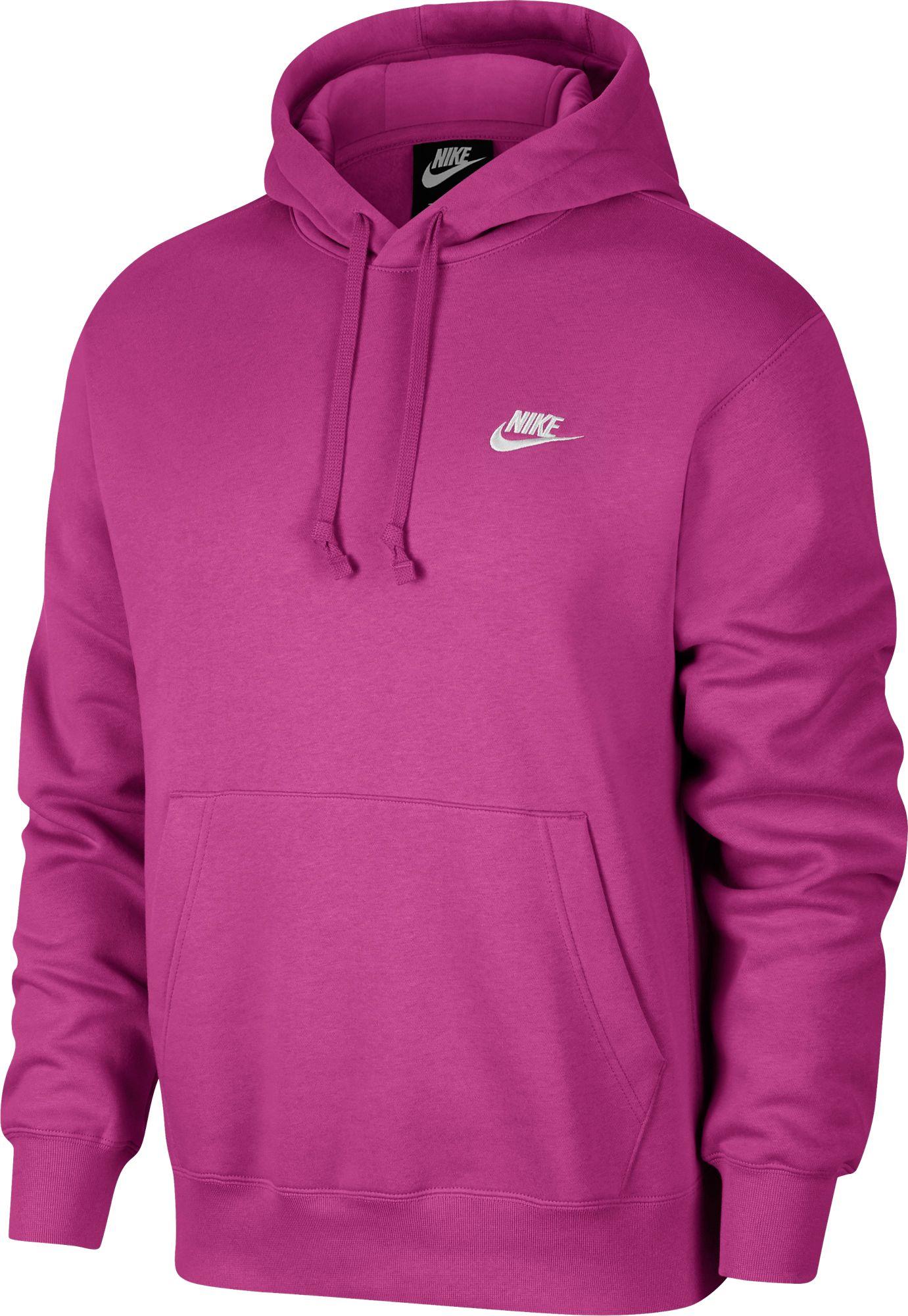 Nike Sportswear Club Fleece Hoodie (regular And Big & Tall) in Pink for ...