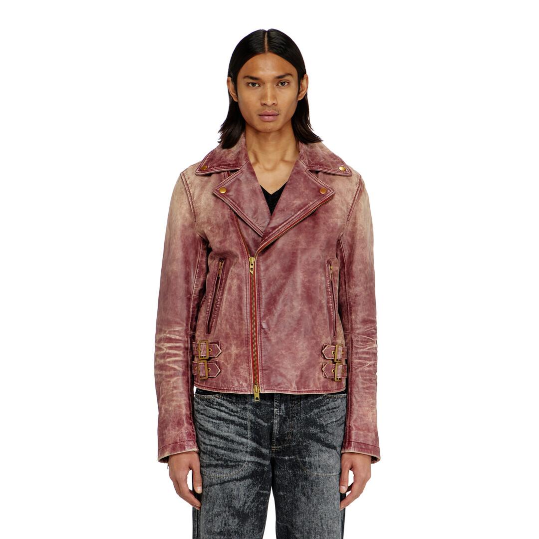 Red Leather jackets for Men | Lyst Canada