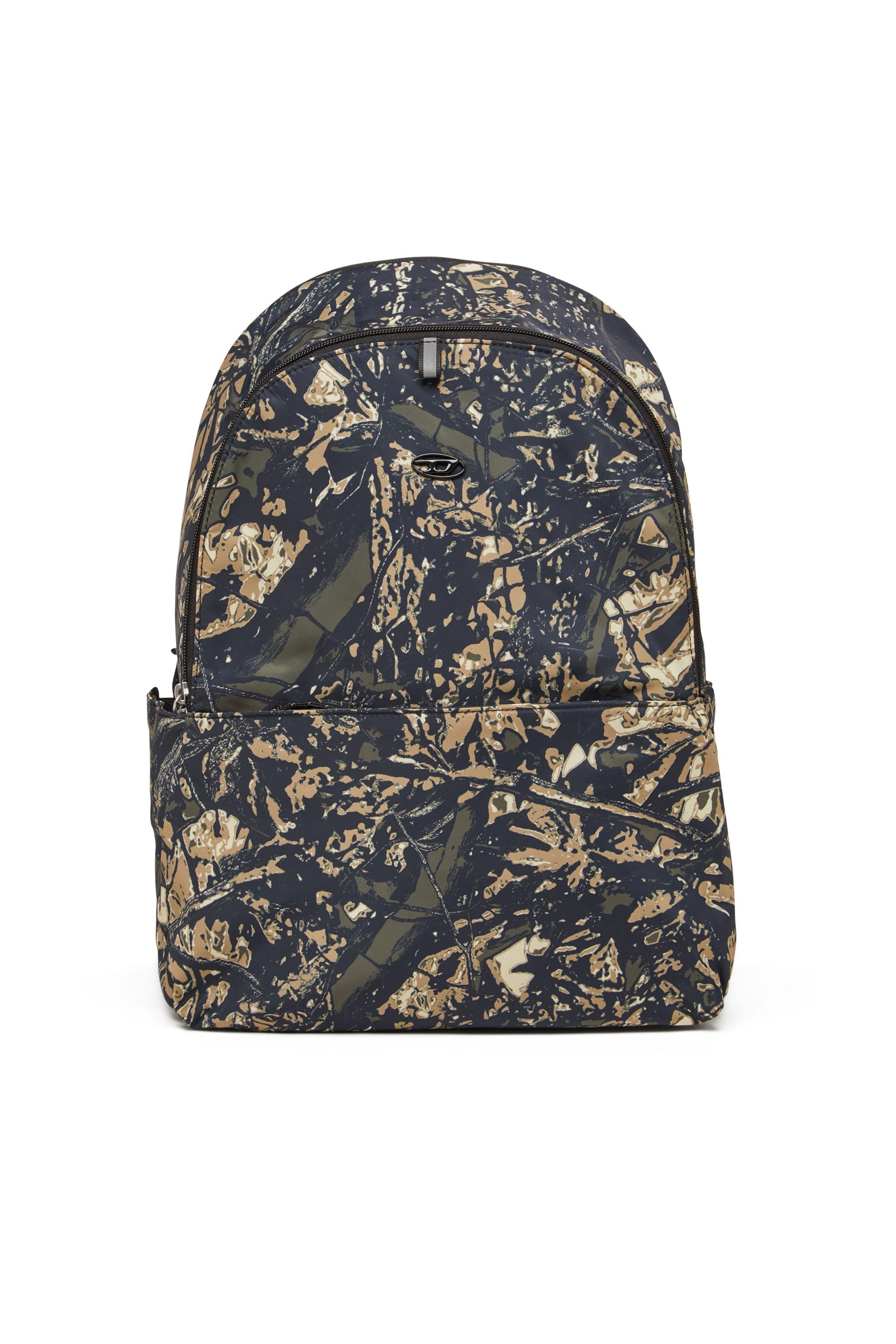 DIESEL Backpack In Camo-print Fabric in Black for Men | Lyst