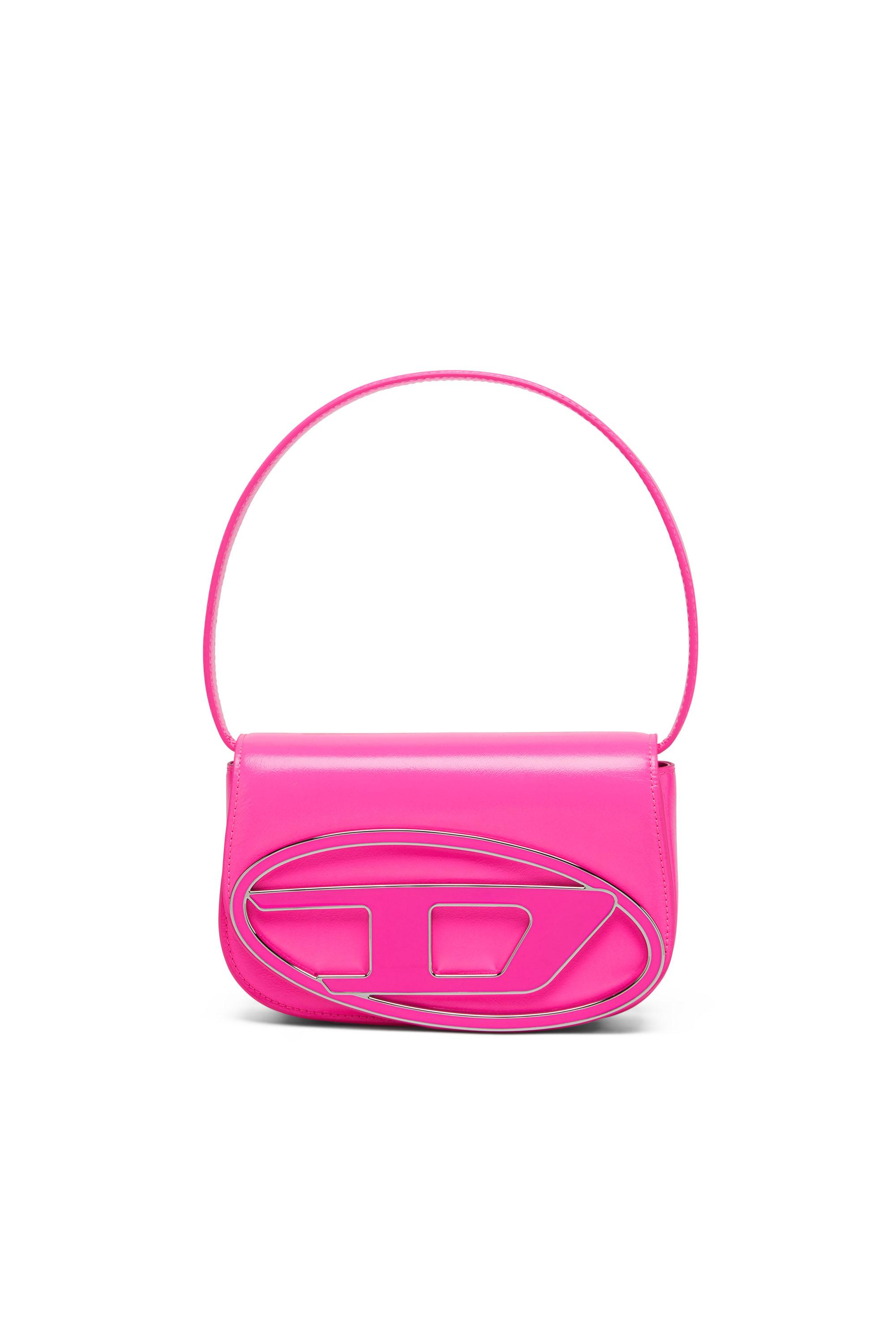 DIESEL 1dr - Iconic Shoulder Bag In Neon Leather - Shoulder Bags - Woman -  Pink | Lyst