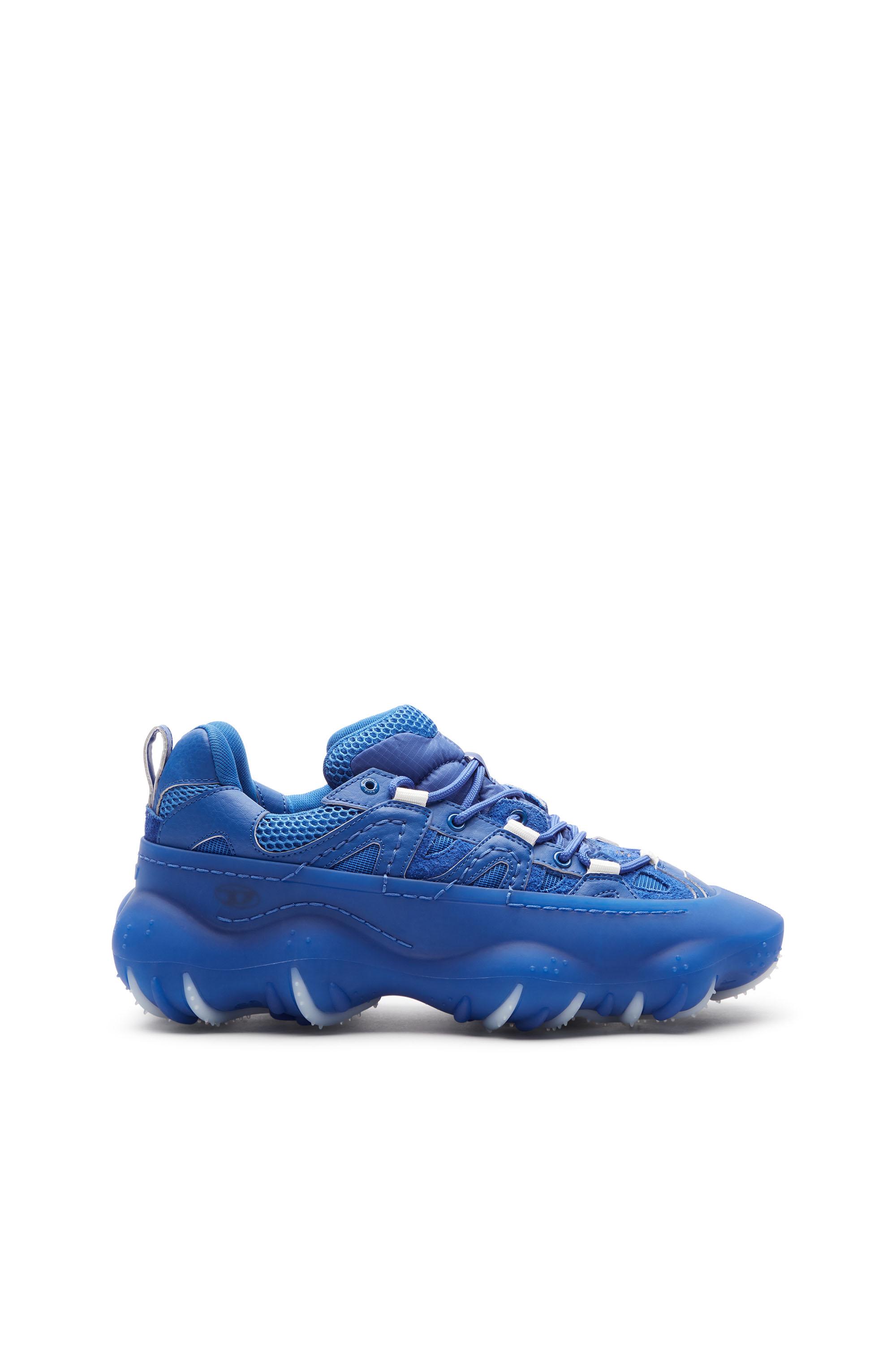 DIESEL S-prototype P1-low-top Sneakers With Rubber Overlay in Blue 