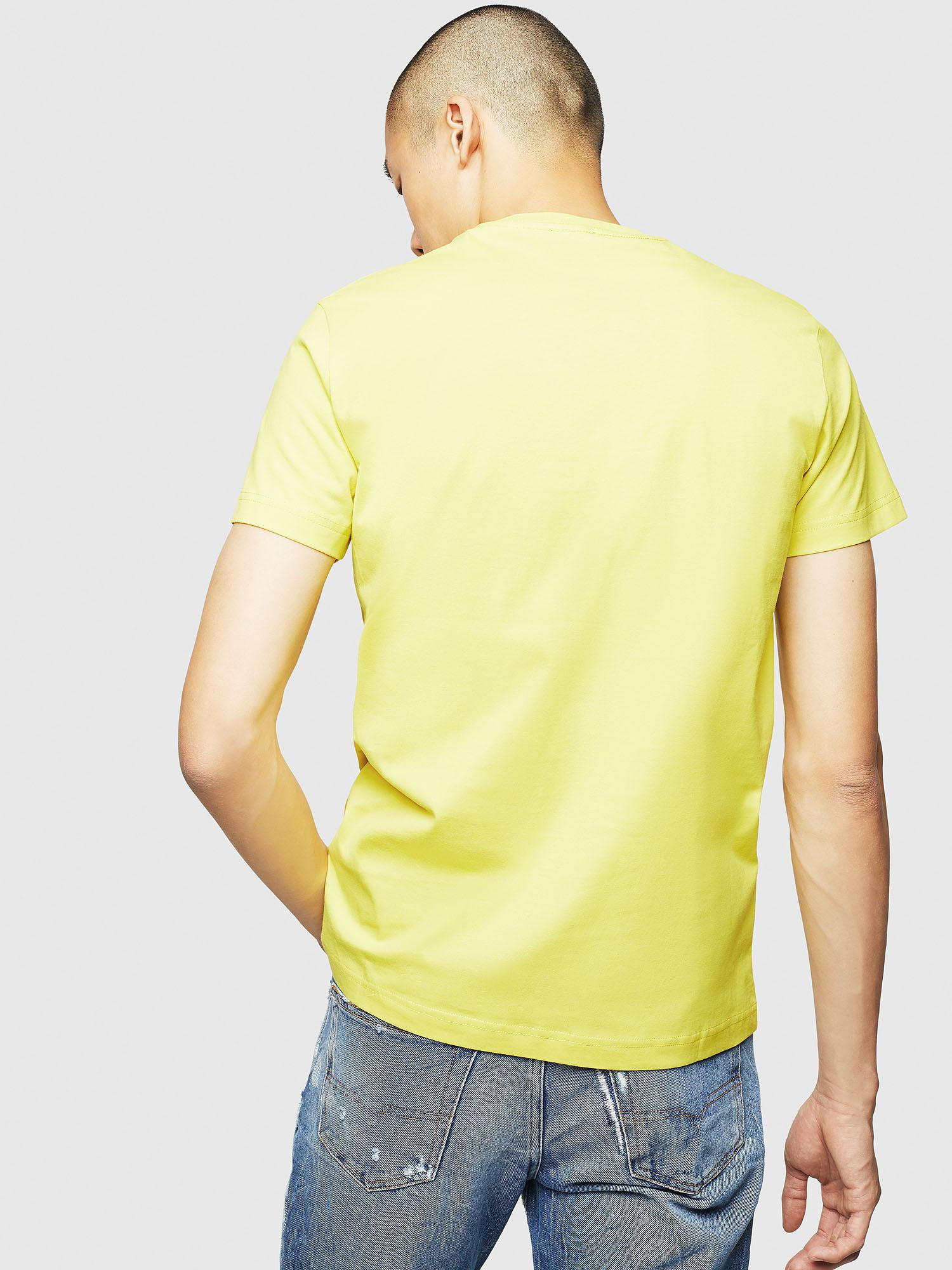 DIESEL Cotton T-diego-b3 T-shirt With Fsl College Print in Yellow for ...