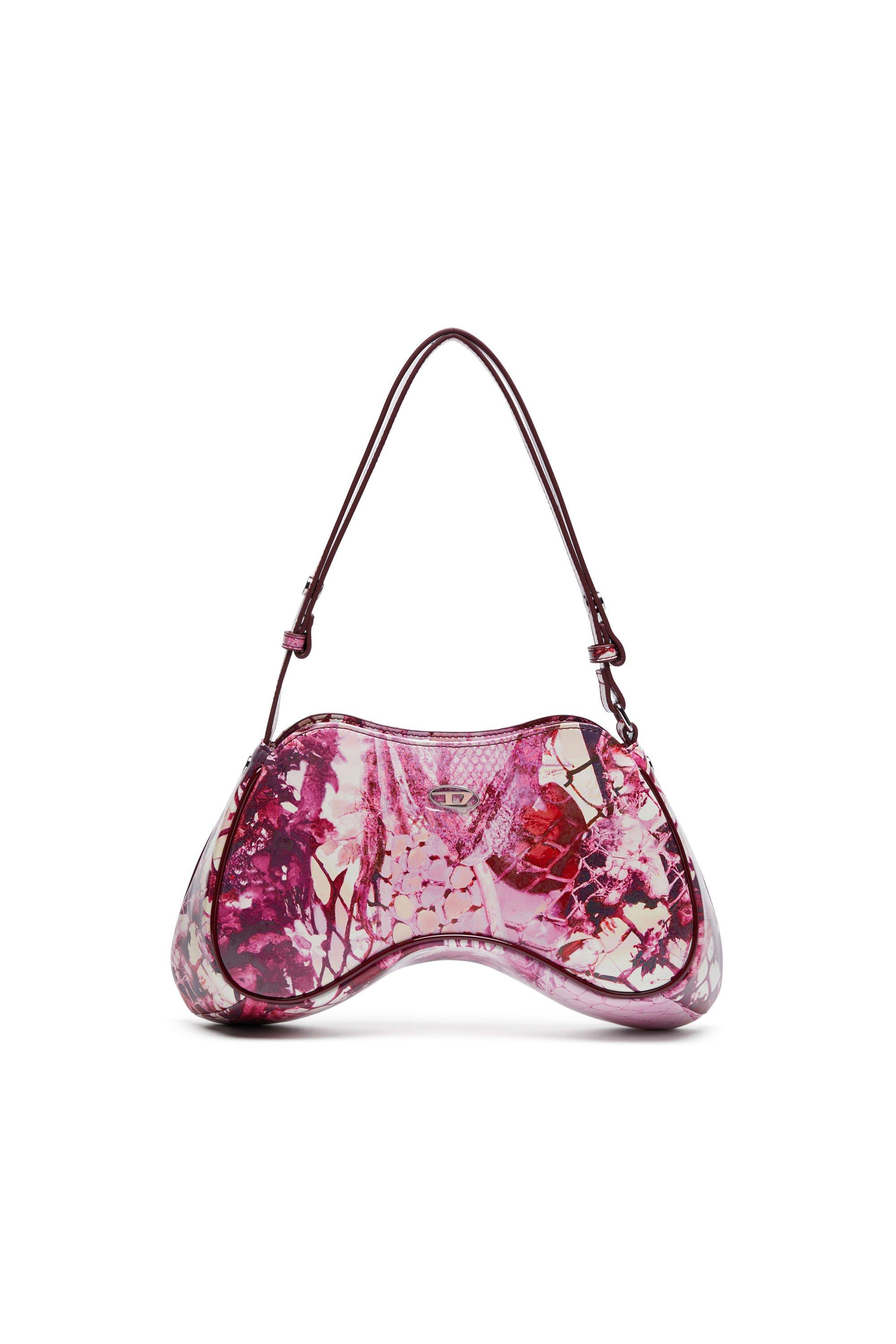 Fecialy Borsa Serata In Piuma Soffice Con Perle E Catena Dorata - Vintage, A Spalla O Crossbody, 22x7x14 Cm