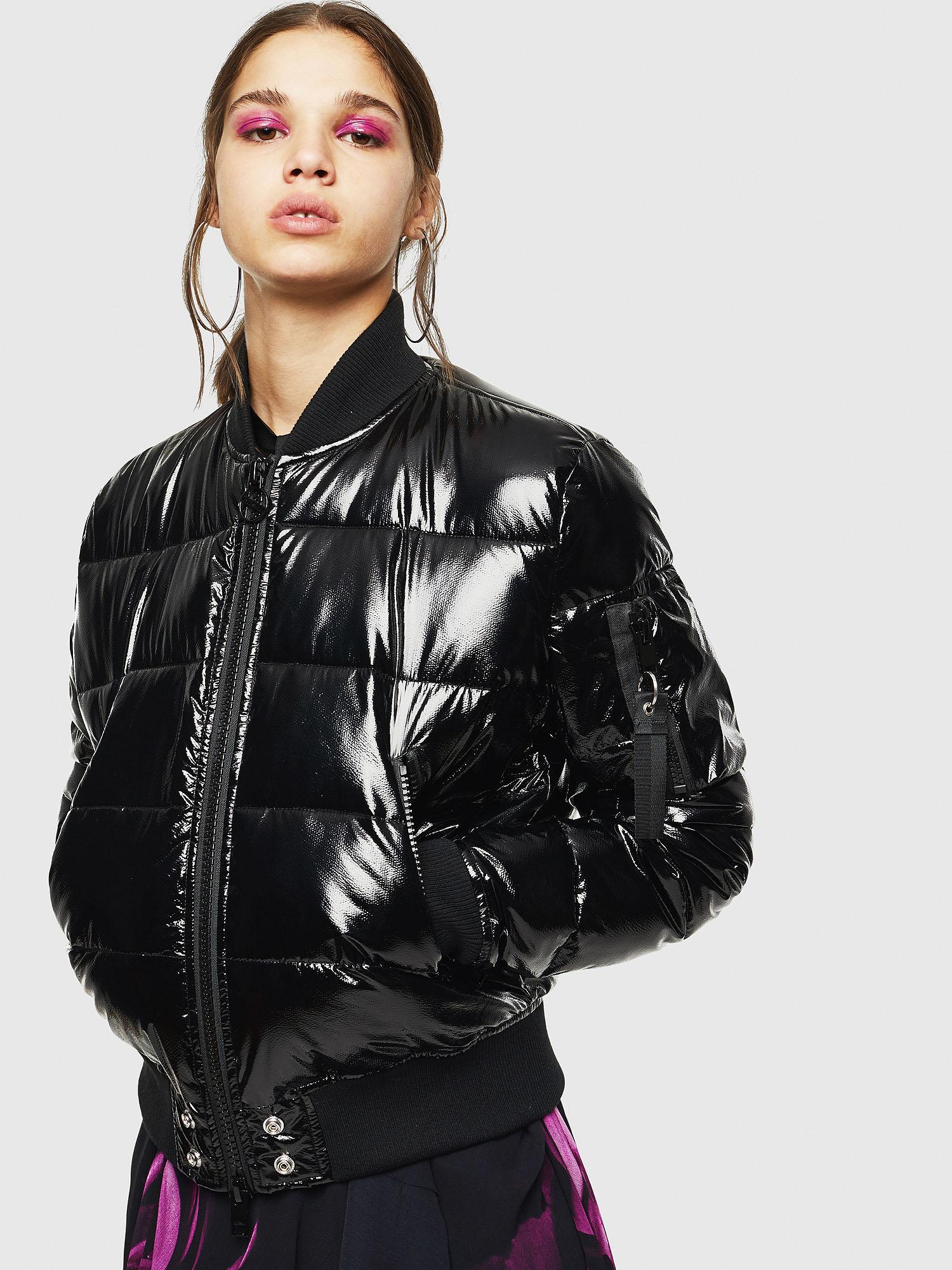 Download DIESEL Synthetic W-ony Puffer Jacket In Shiny Nylon in ...
