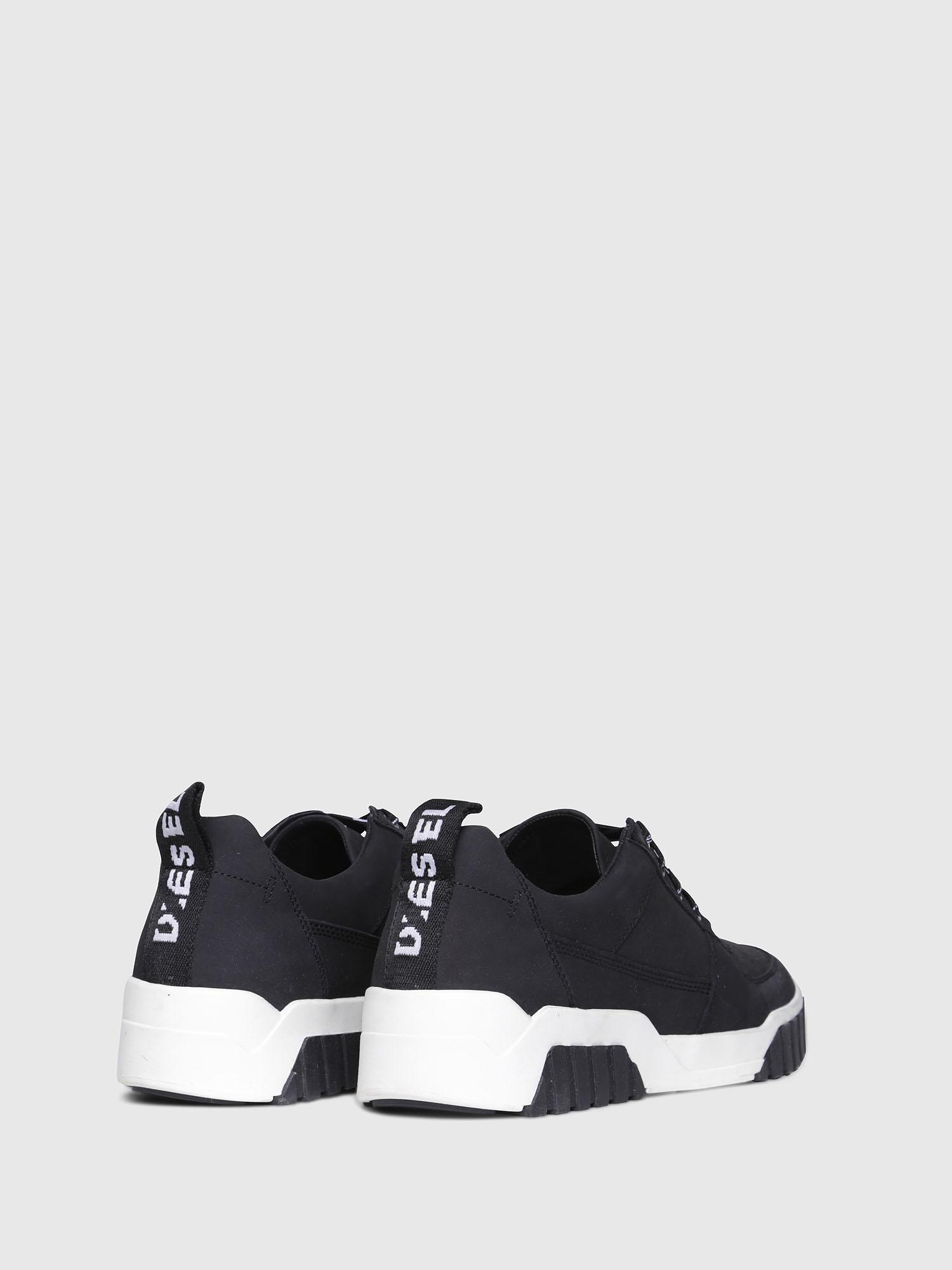 DIESEL S-rua Lc Sneakers In Suede With Two-tone Sole in Black for Men ...