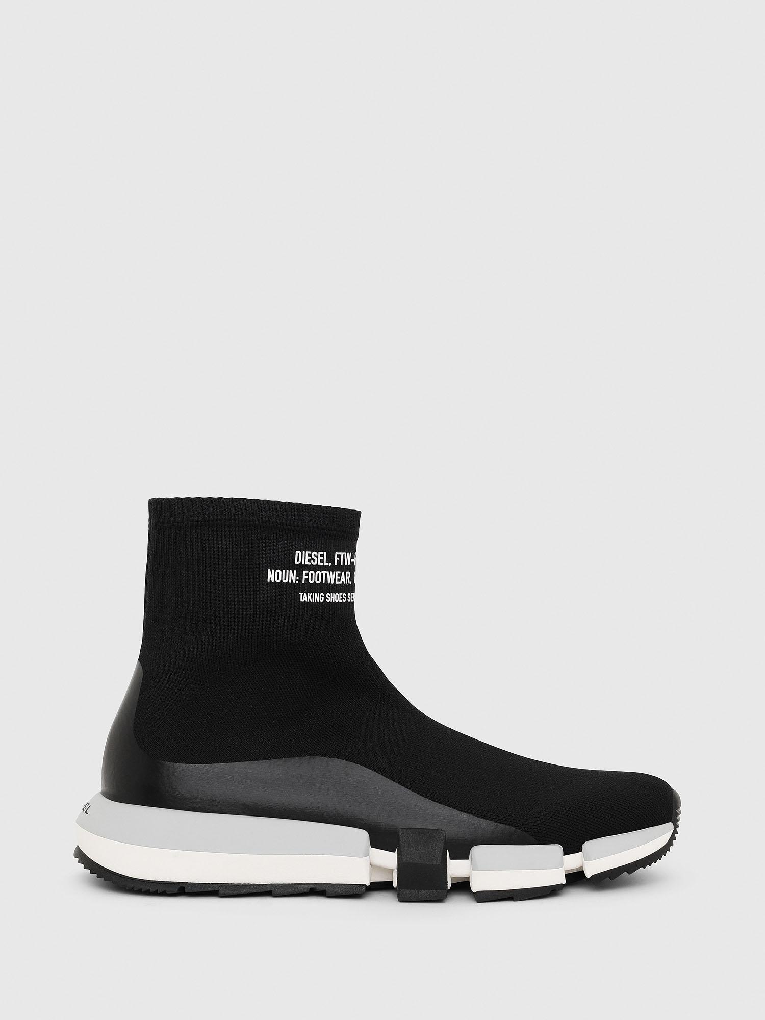 diesel knit sock sneaker