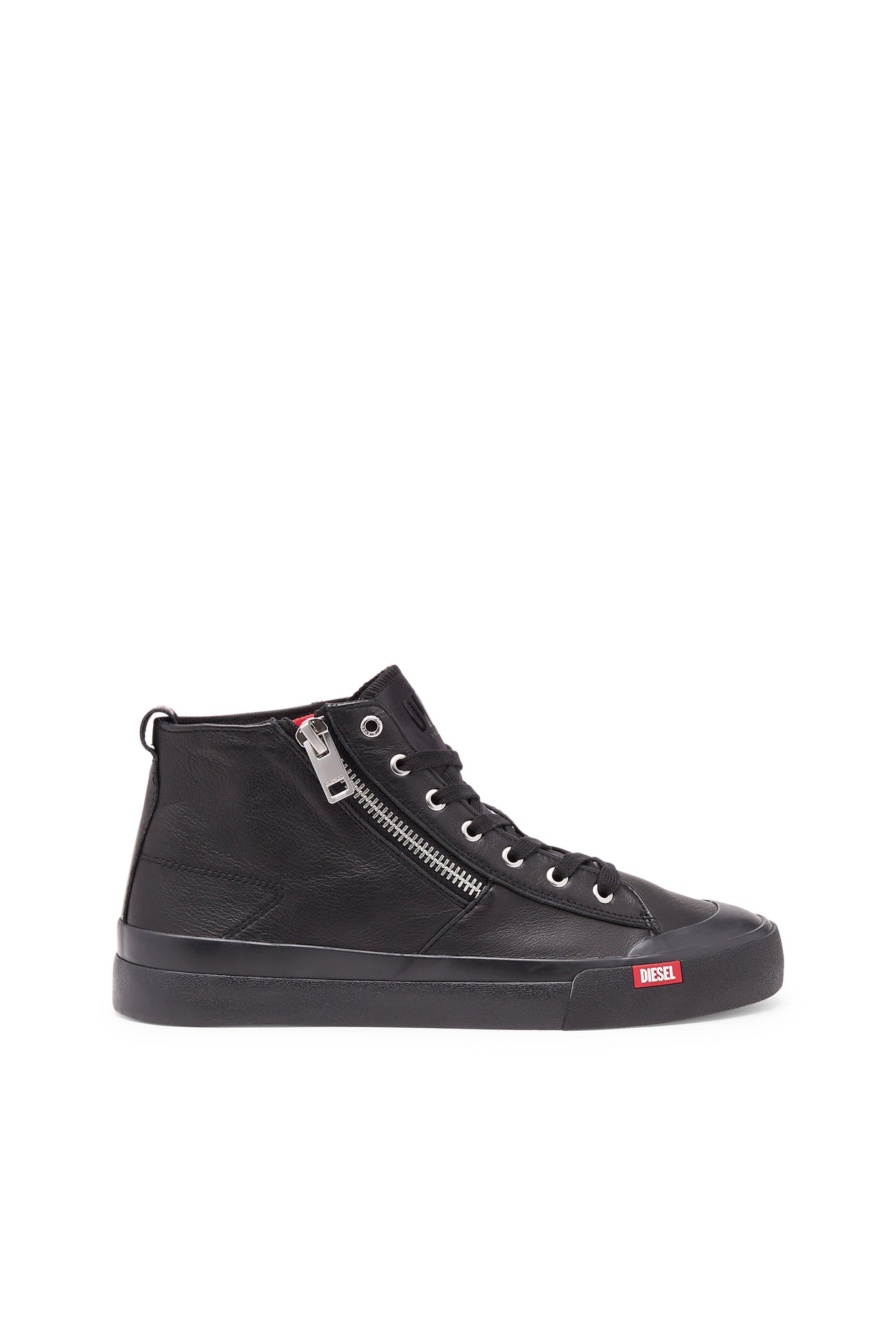 Diesel Black and Red High-Top Sneakers - was $275 Diesel E Klubb Hi Fashion Sneaker - Men main image 4