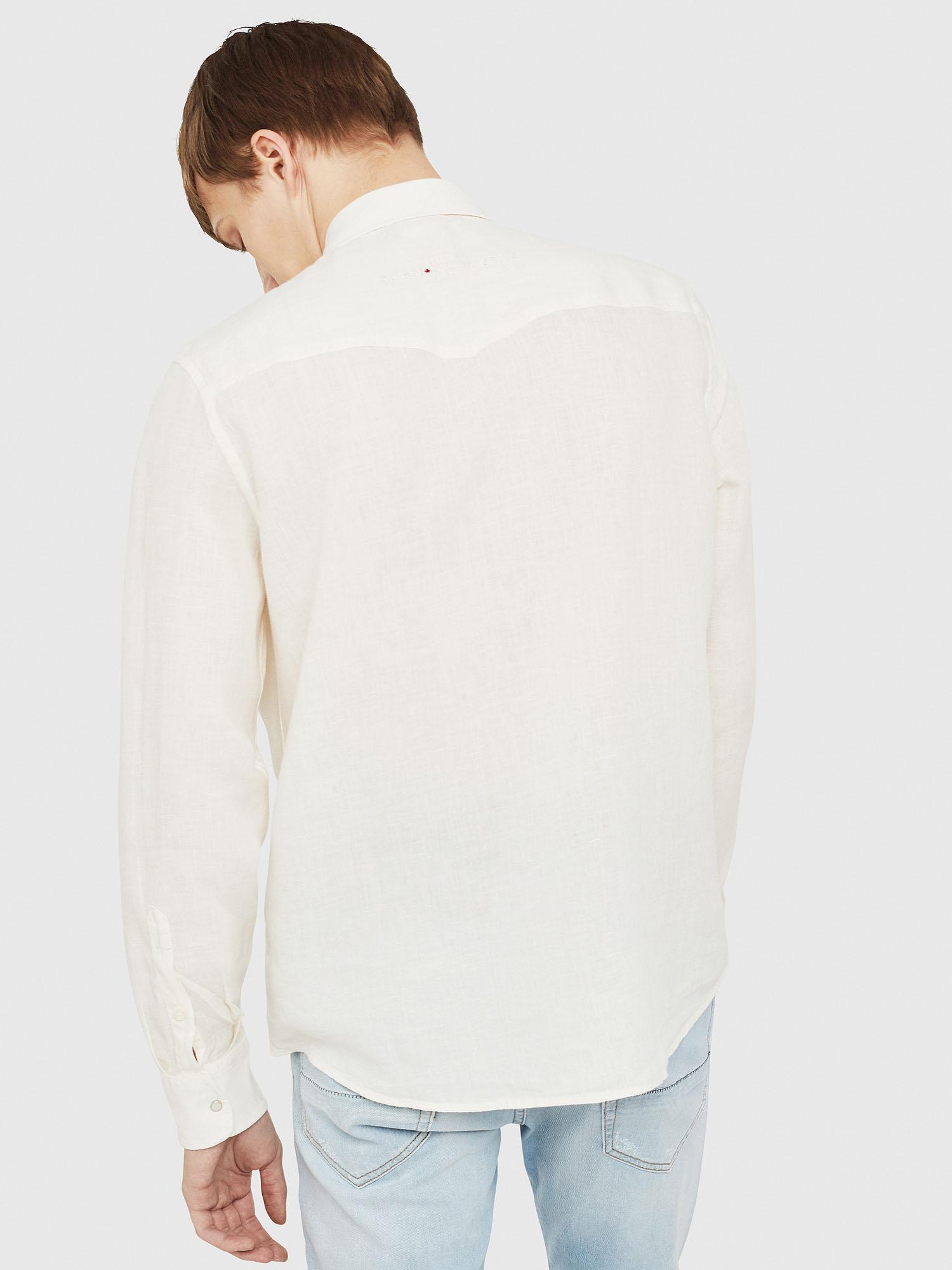 a linen shirt