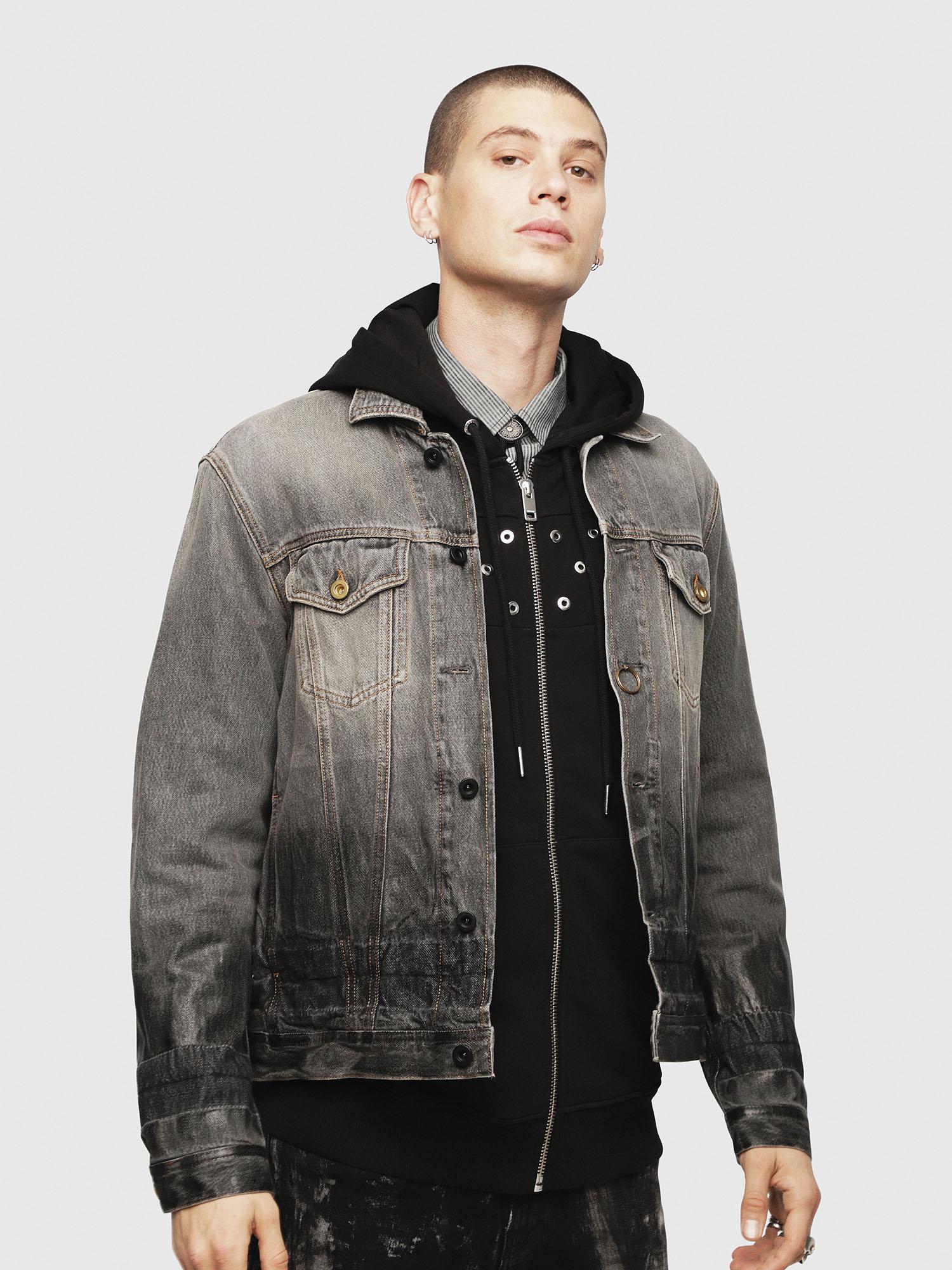 diesel black jacket