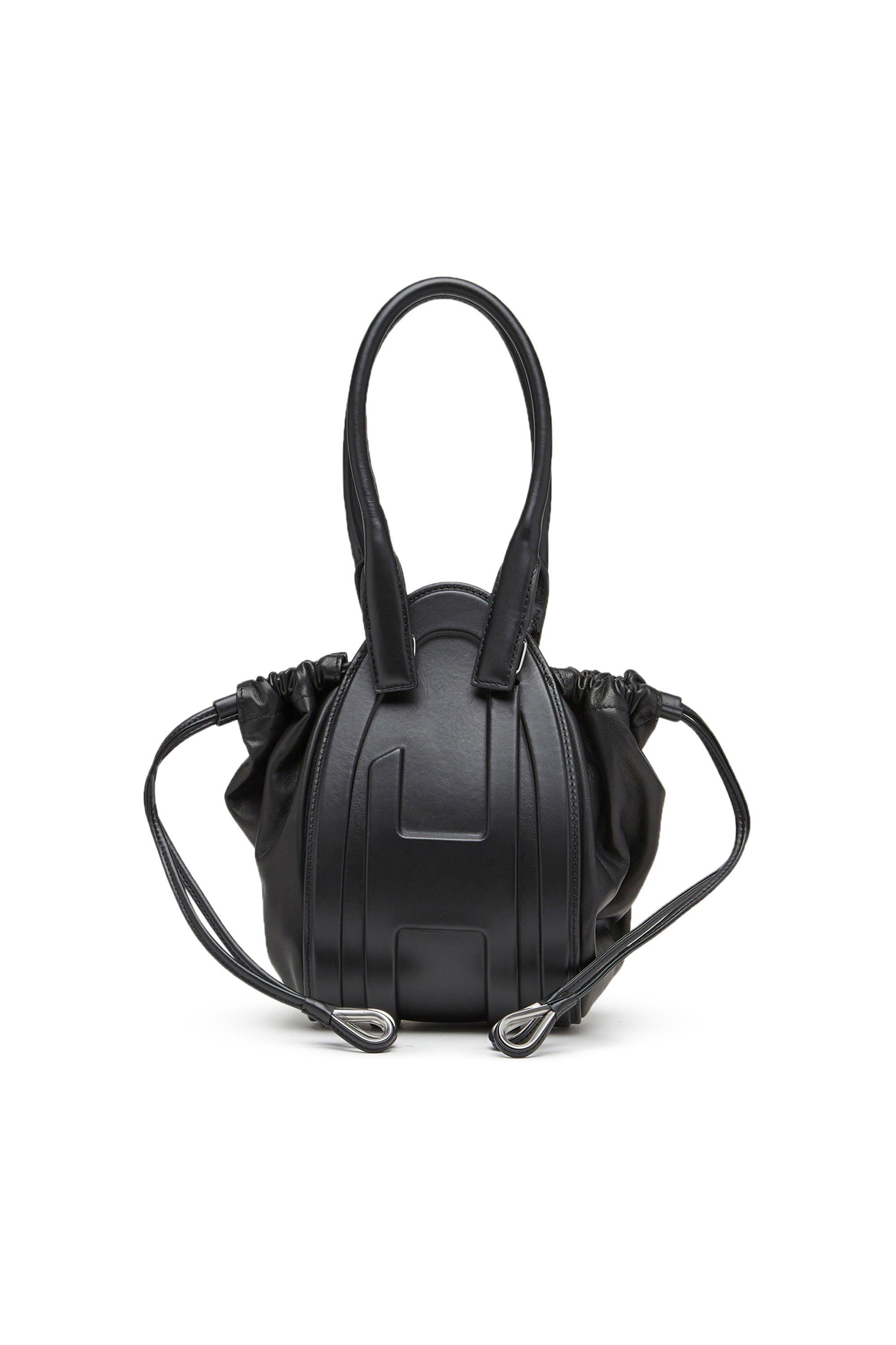 DIESEL 1Dr-Fold Xs-Oval Logo Handbag in Black | Lyst