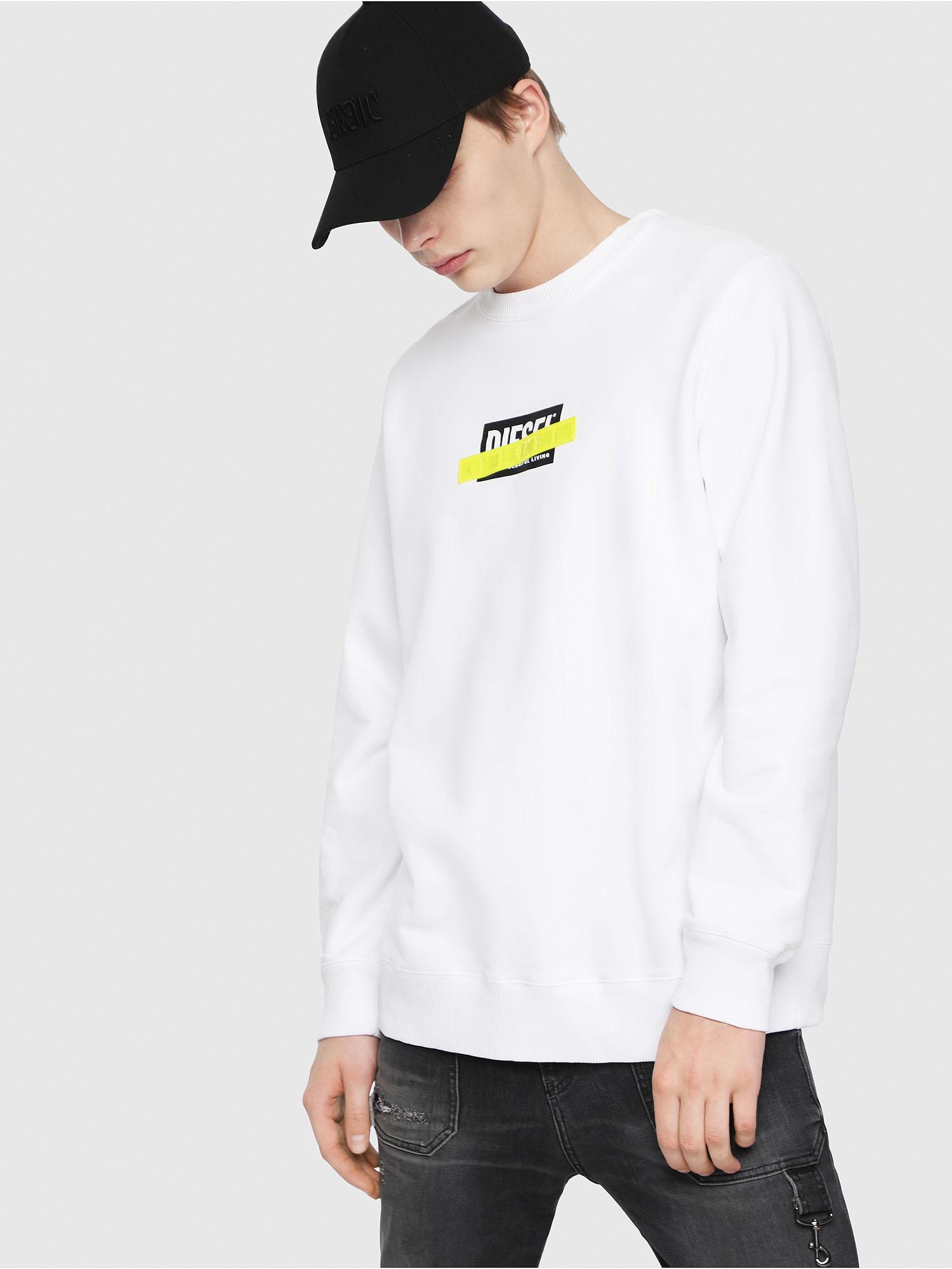 diesel reflective detail sweatshirt