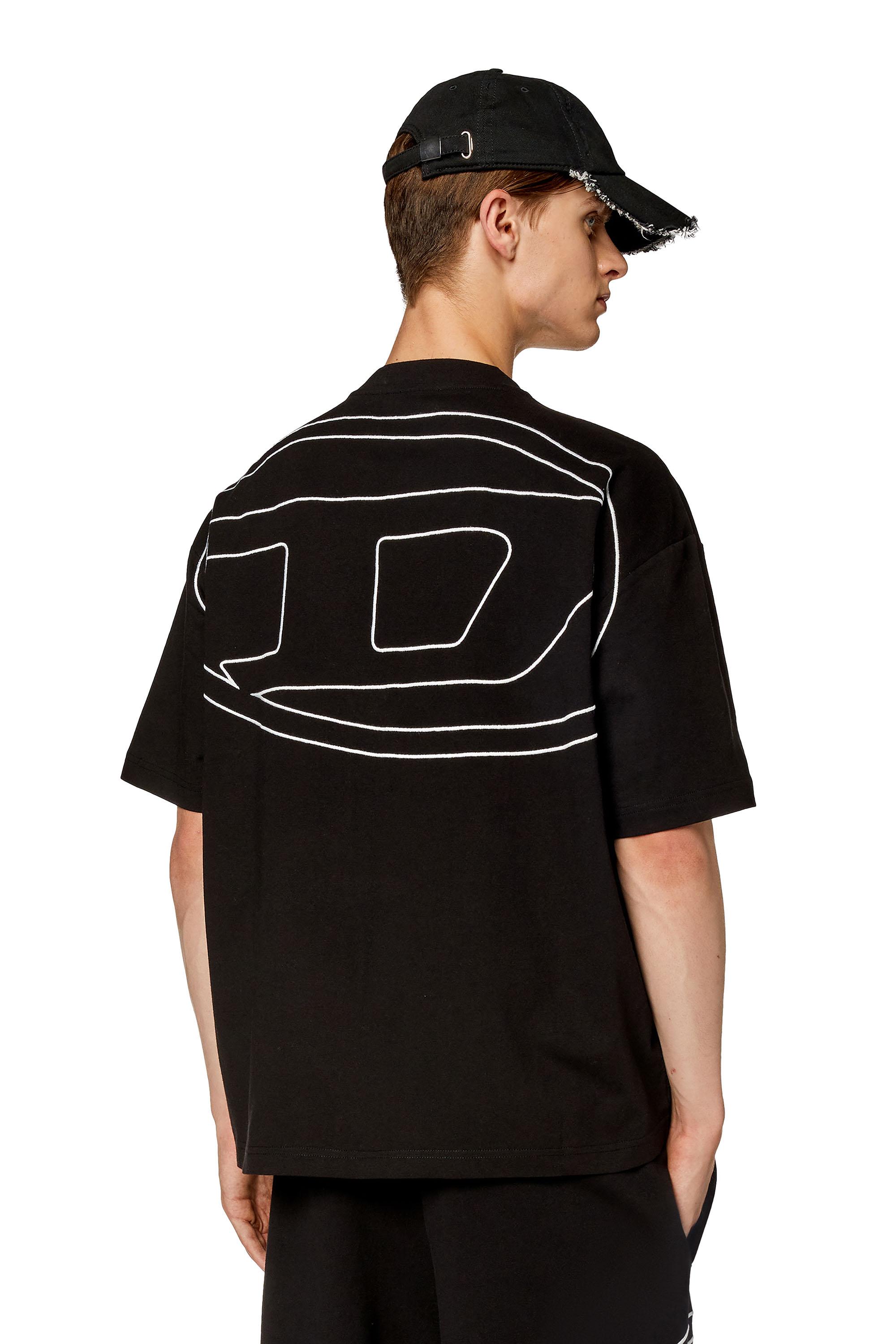 Diesel トレーナーCrew-neck Sweatshirt With Maxi Oval D Logo 