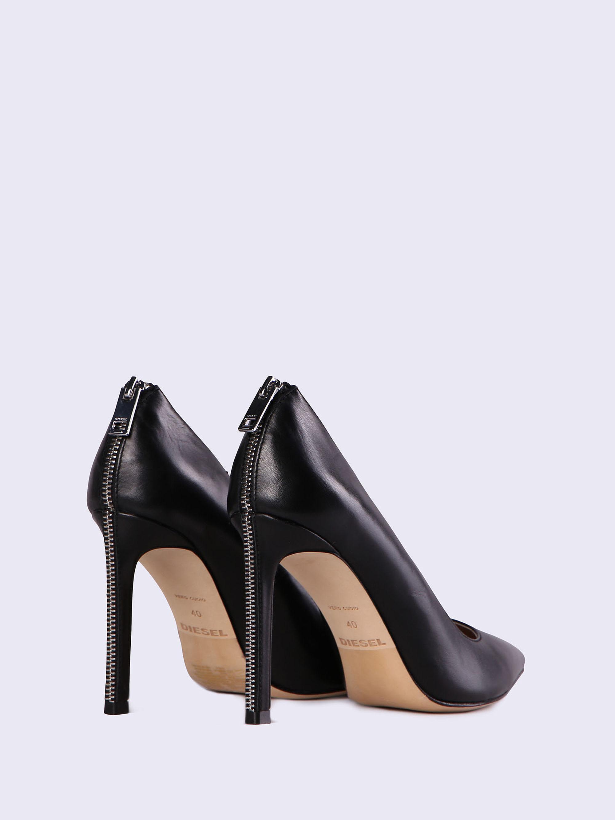 DIESEL High-heel Pumps In Sleek Leather in Black - Lyst