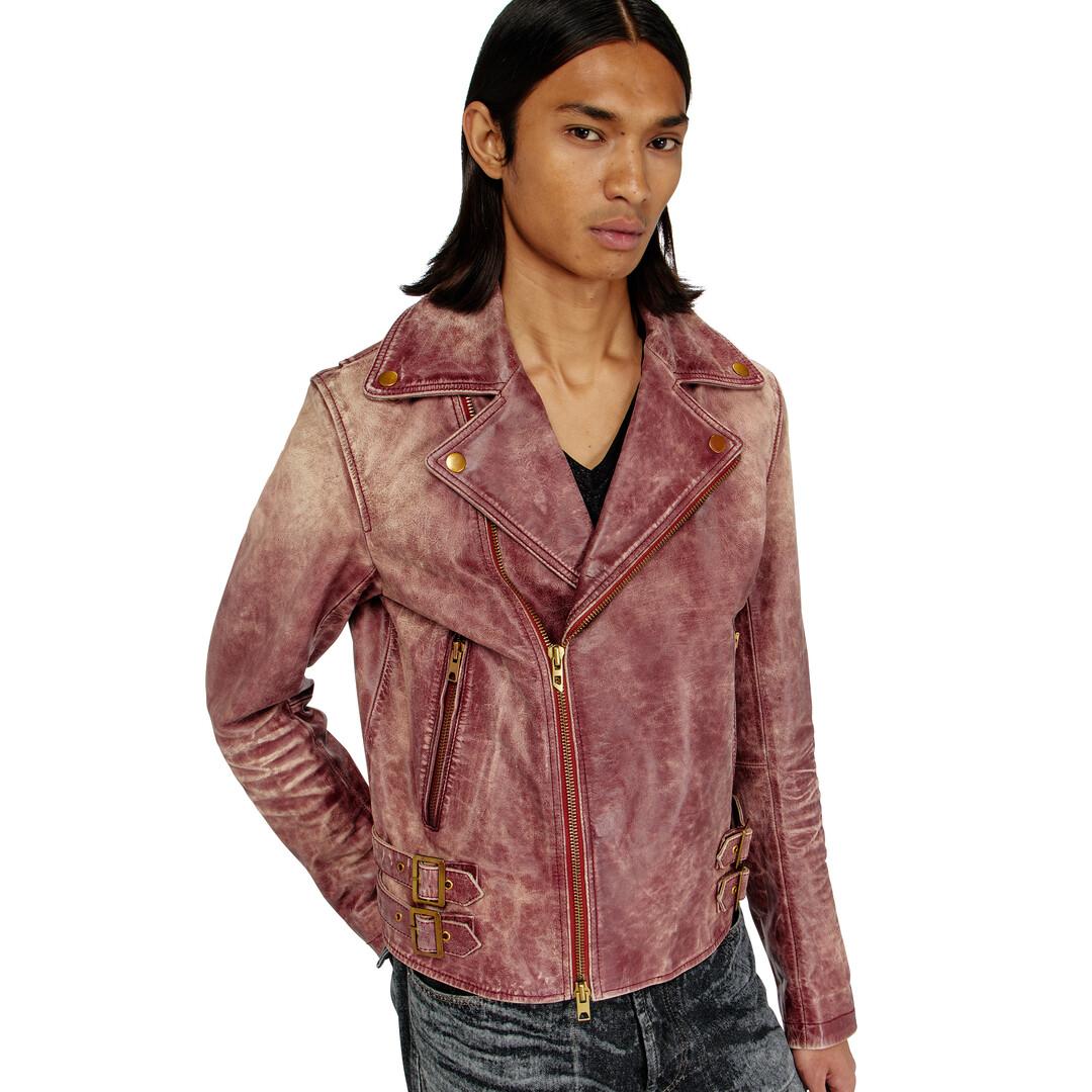 Red Leather jackets for Men | Lyst Canada