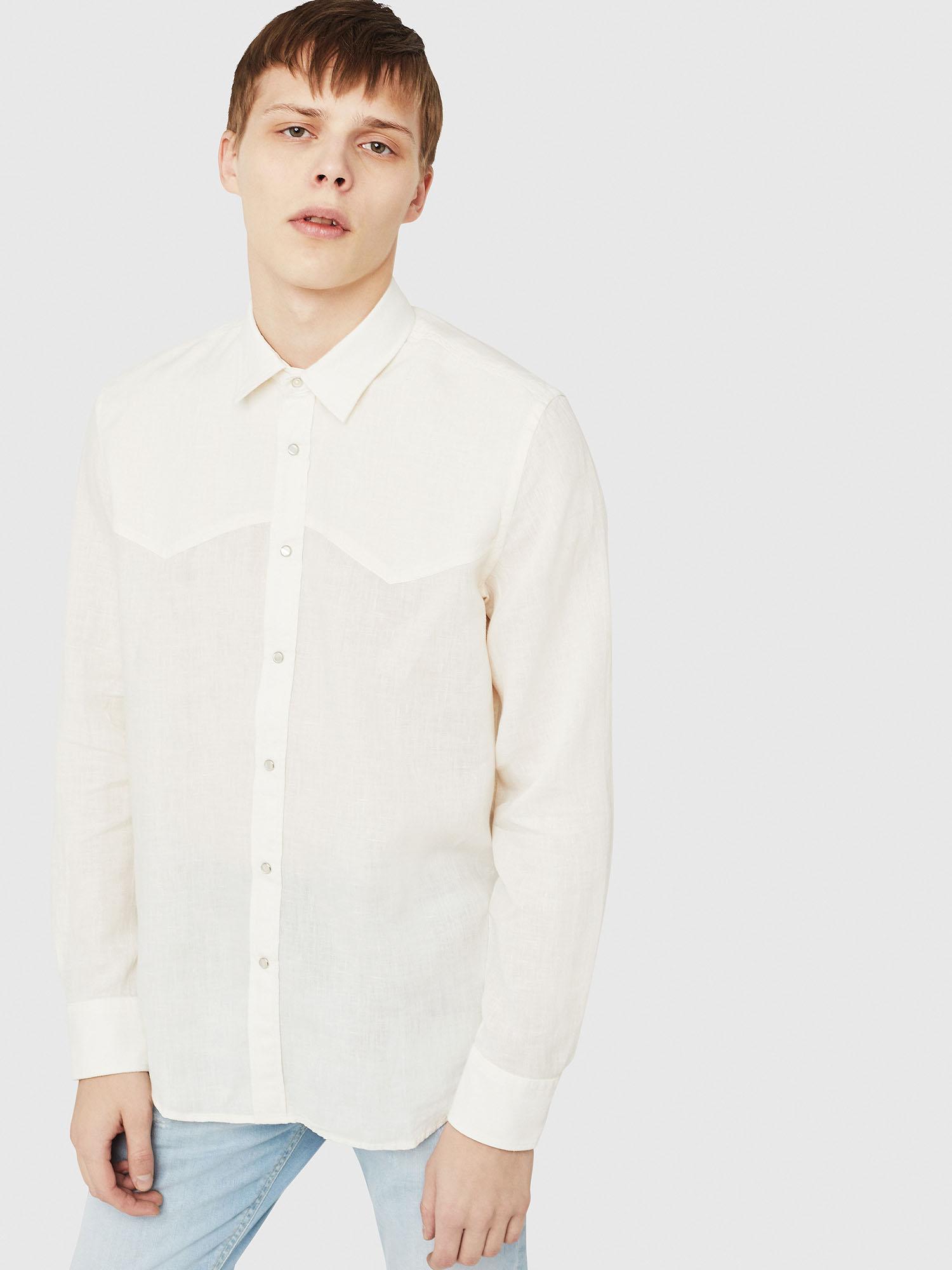 a linen shirt