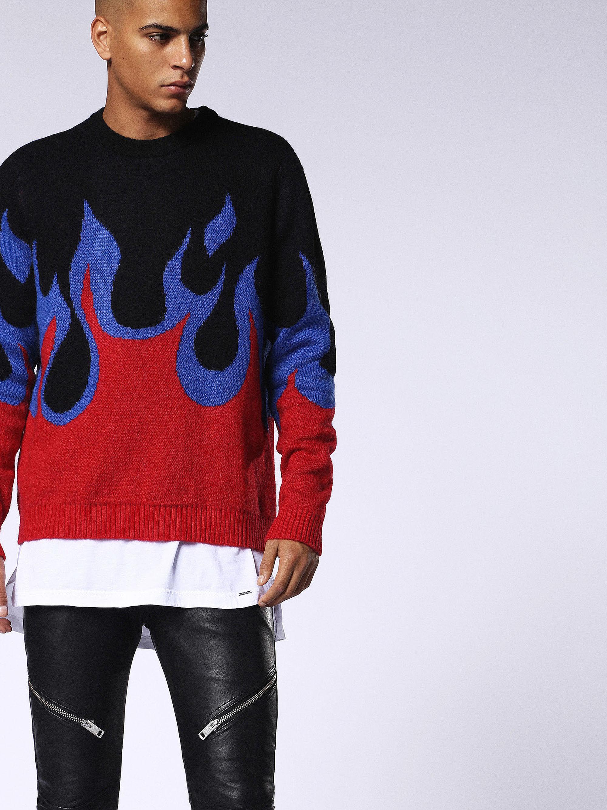diesel flame sweater