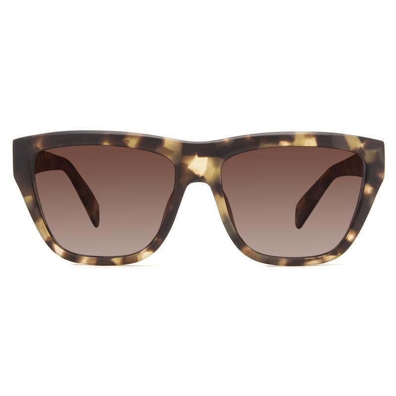 DIFF Harper Matte Moss Havana + Brown Gradient + Polarized Lyst