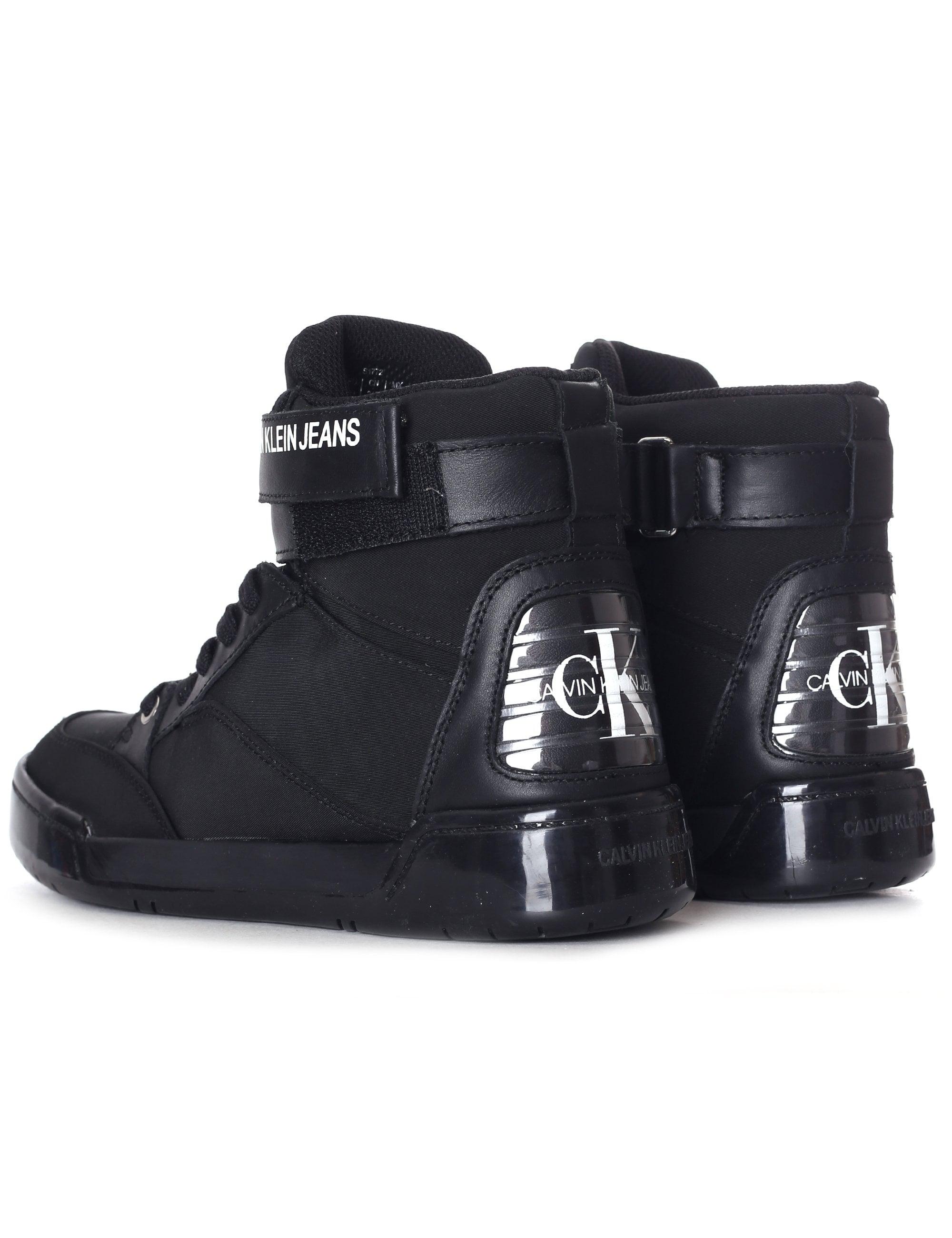 calvin klein jeans high top sneakers