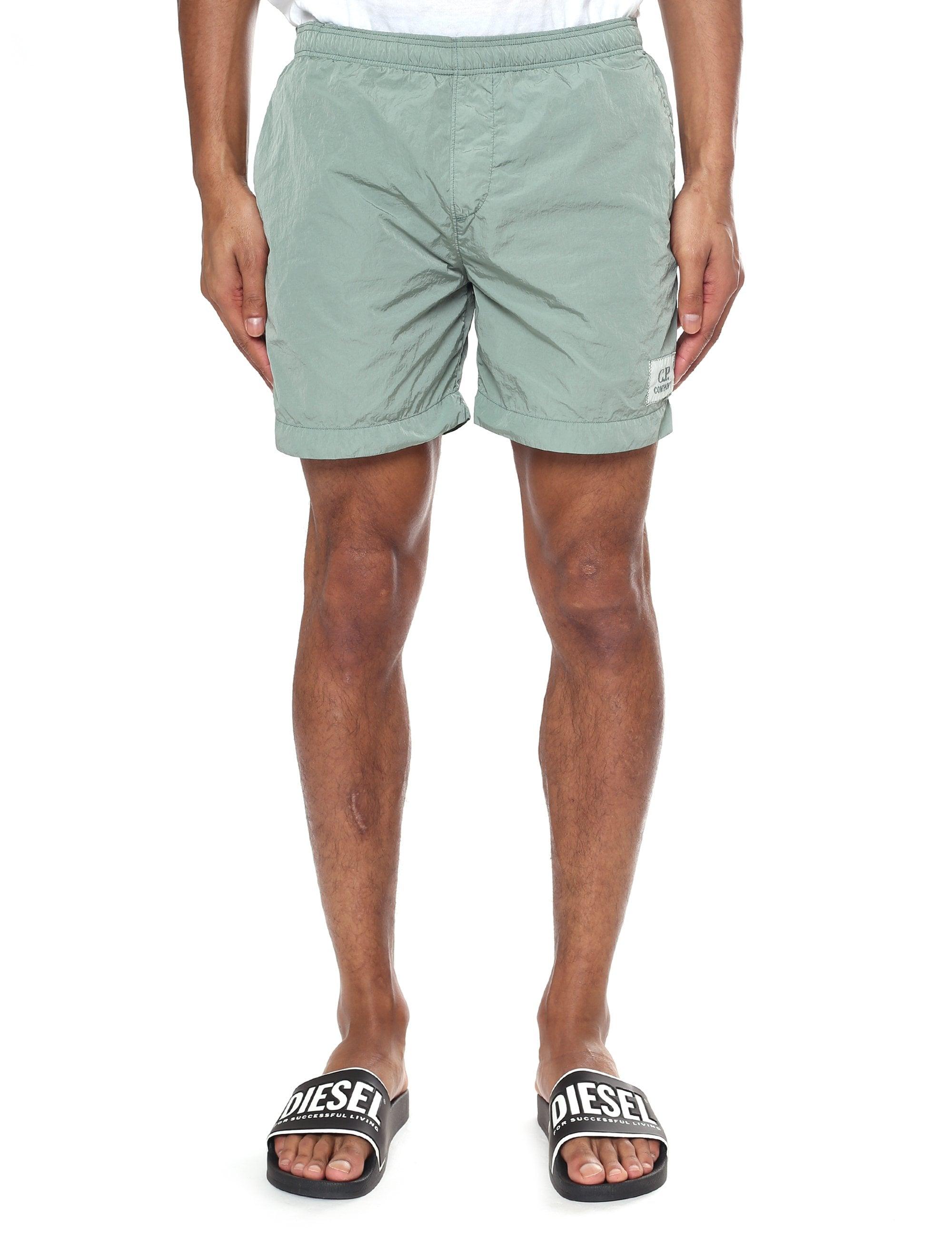cp company chrome swim shorts