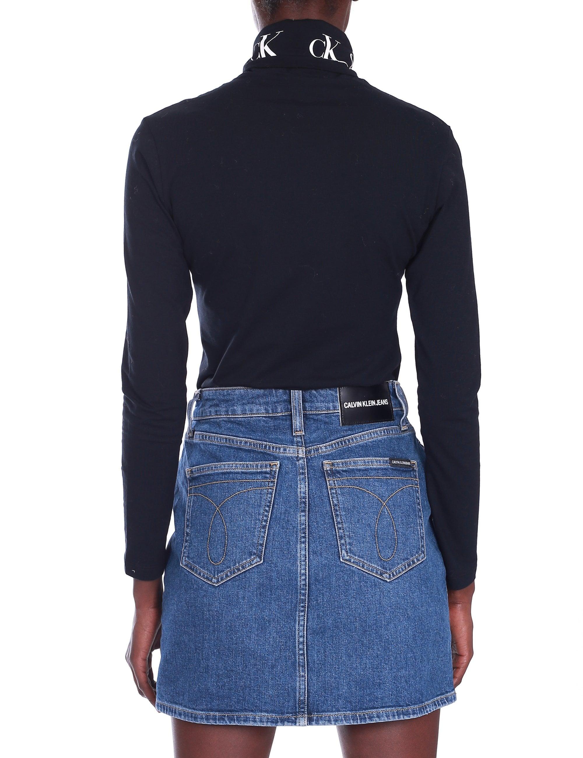 calvin klein roll neck