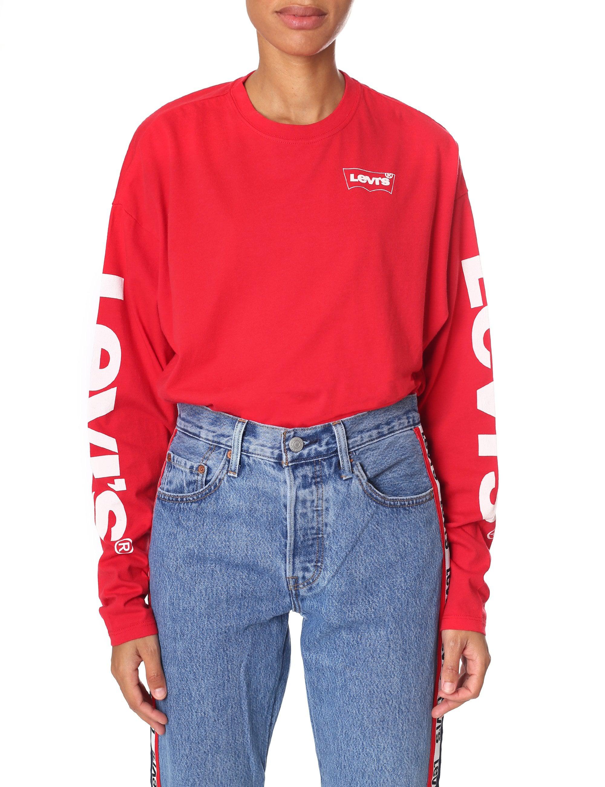 levis t shirts women's long sleeve