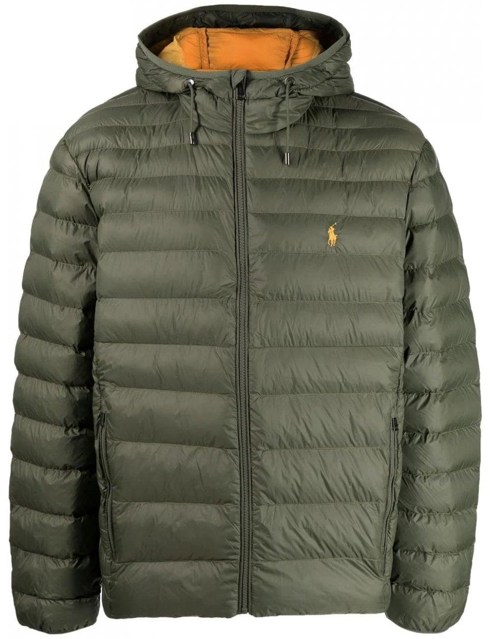 Polo Ralph Lauren Terra Hooded Quilted Jacket in Green for Men Lyst UK