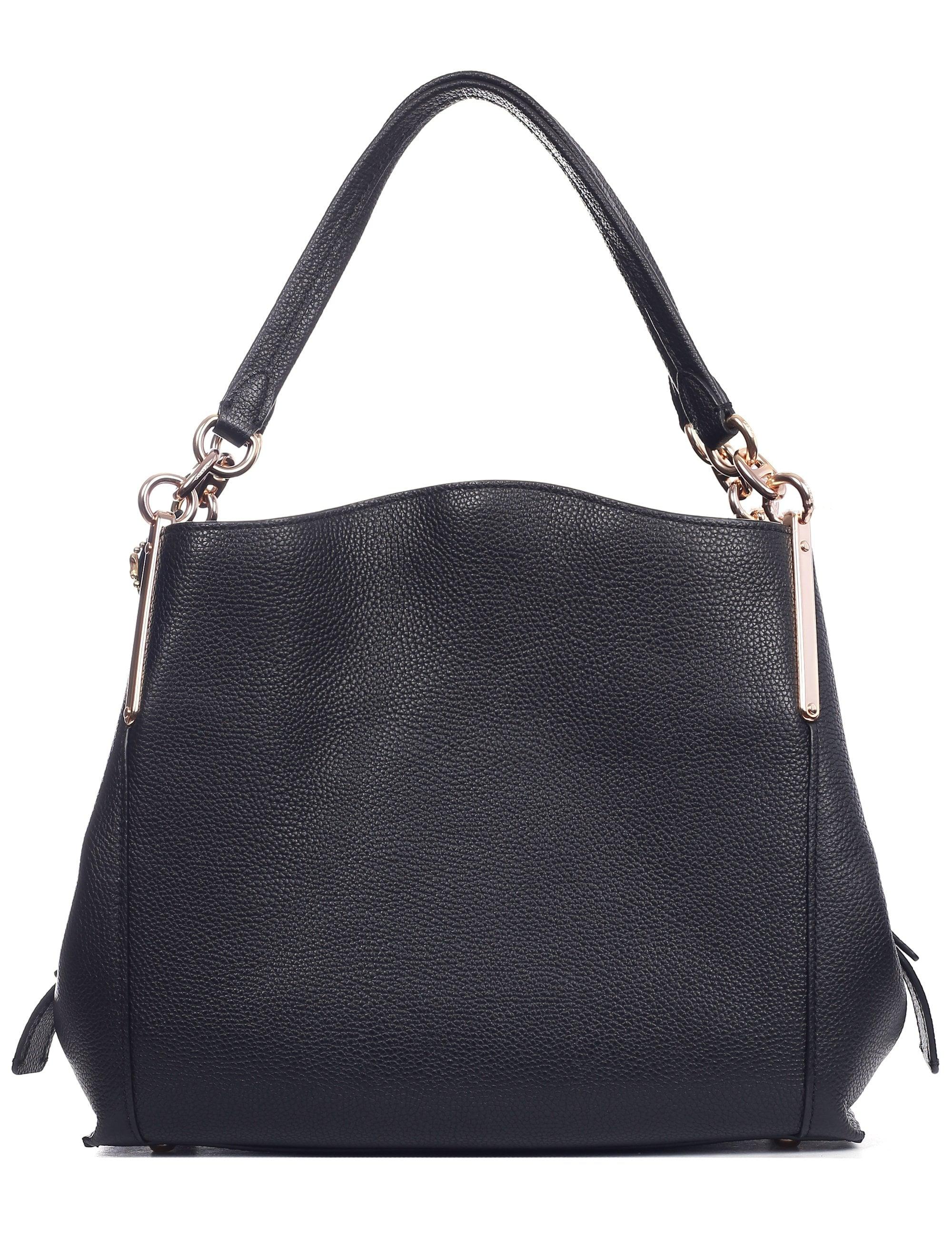 Coach Black Studded Leather Shoulder Bag Keweenaw Bay Indian Community