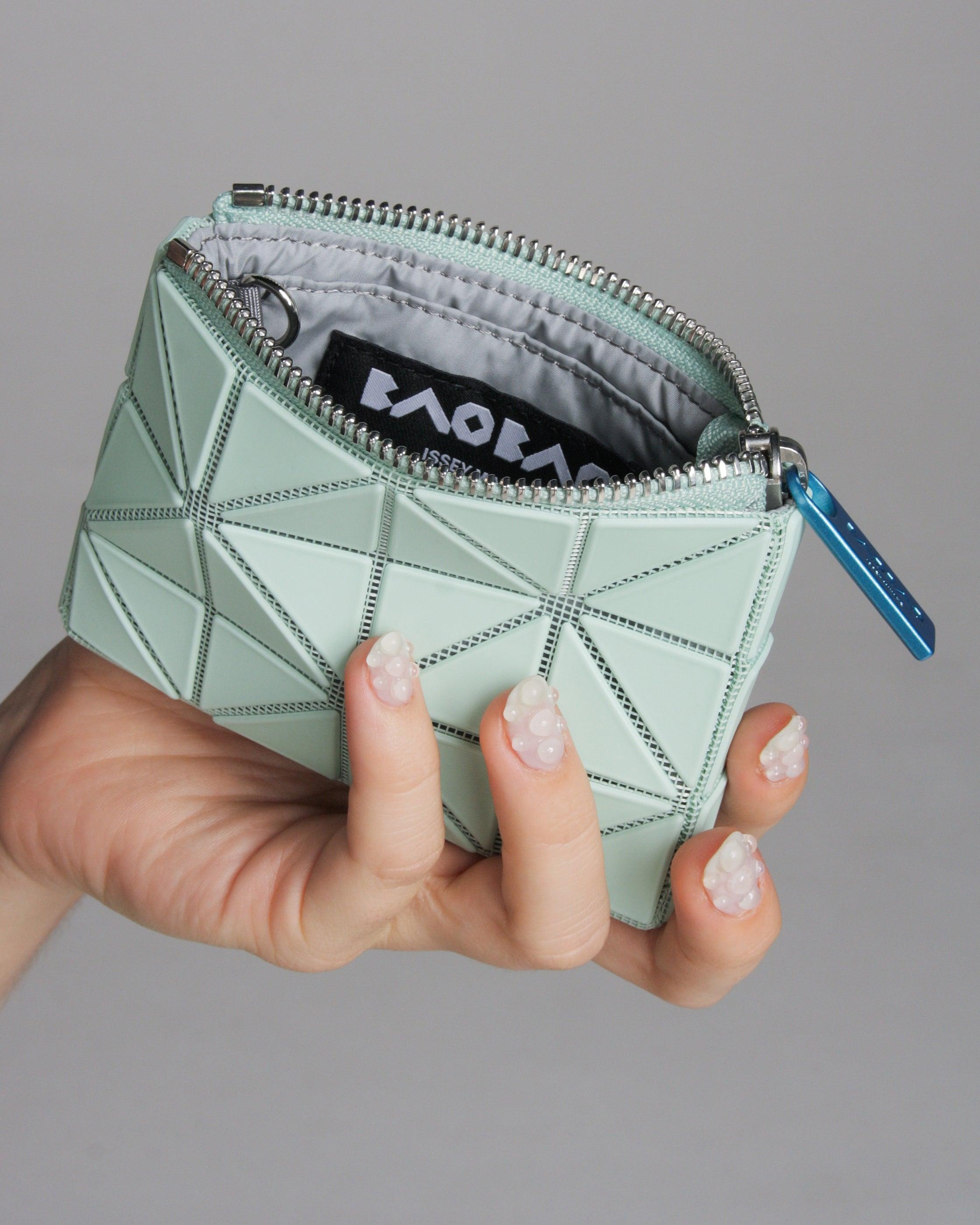 Bao Bao Issey Miyake Green Cassette Wallet in Blue