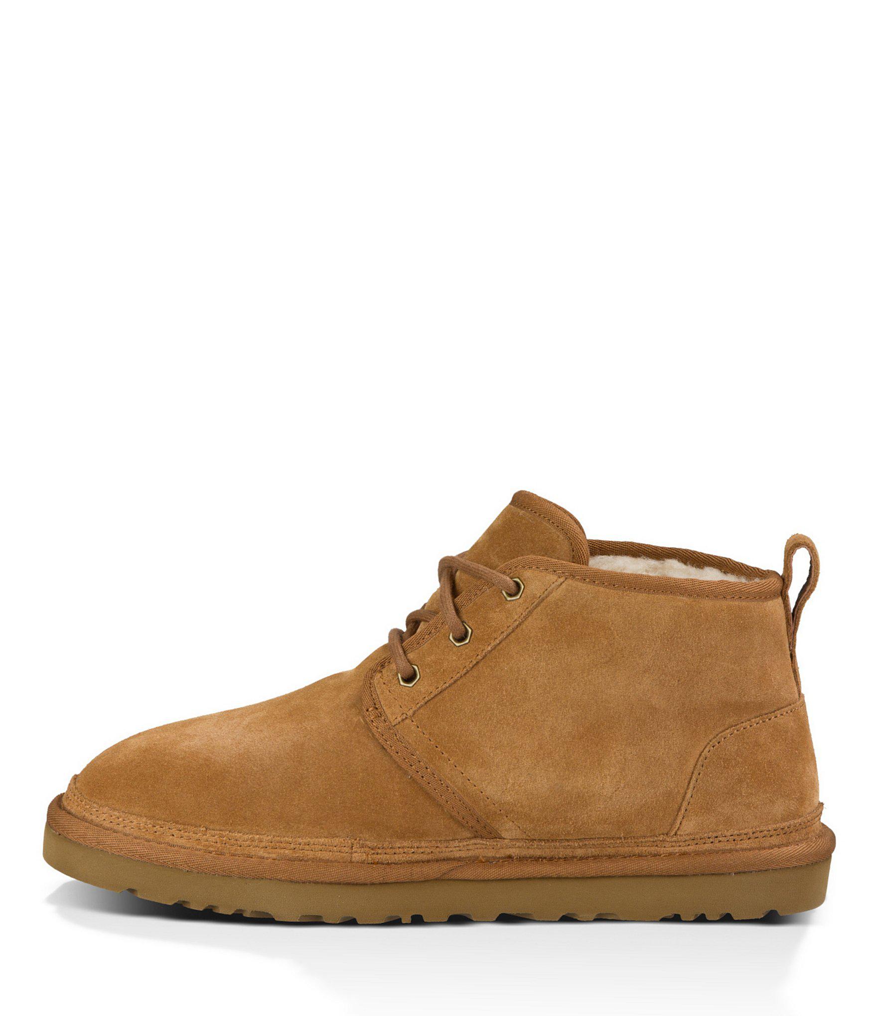 fur lined chukka boots