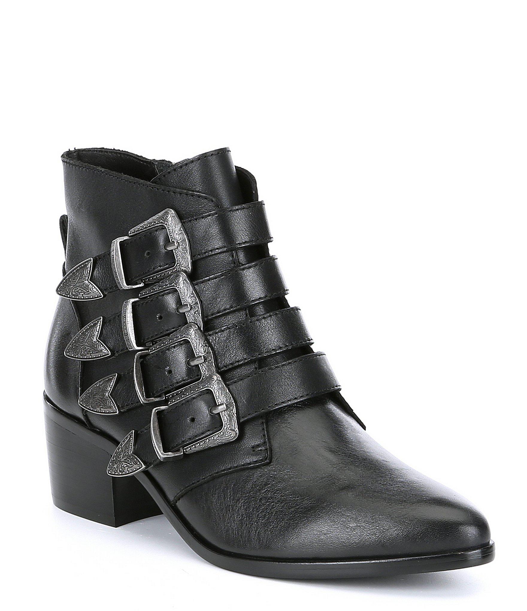 steve madden billey buckle bootie