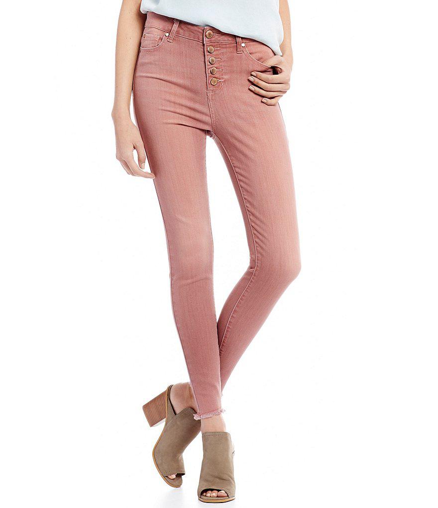 celebrity pink jeans high rise