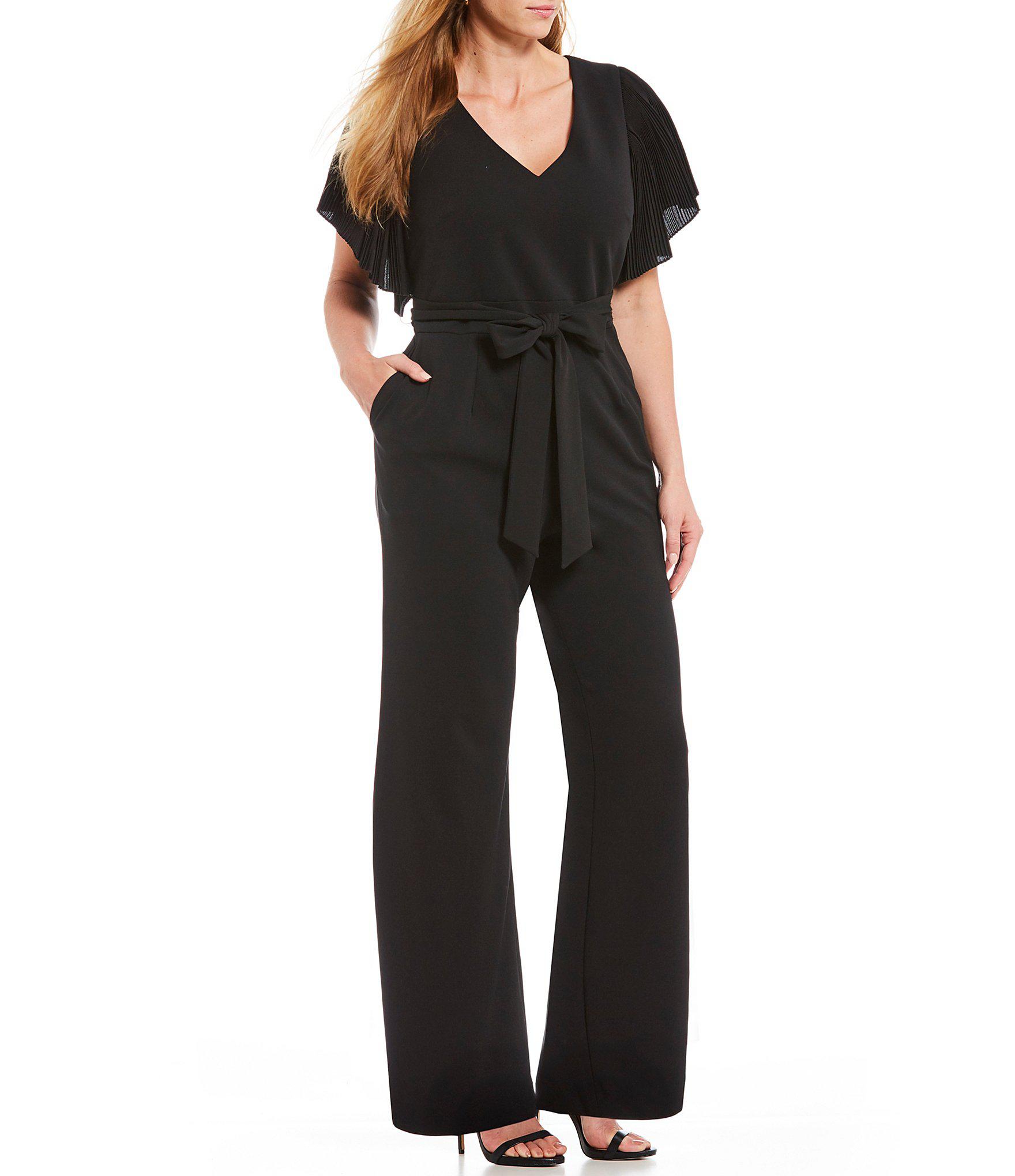 eliza j flutter sleeve jumpsuit