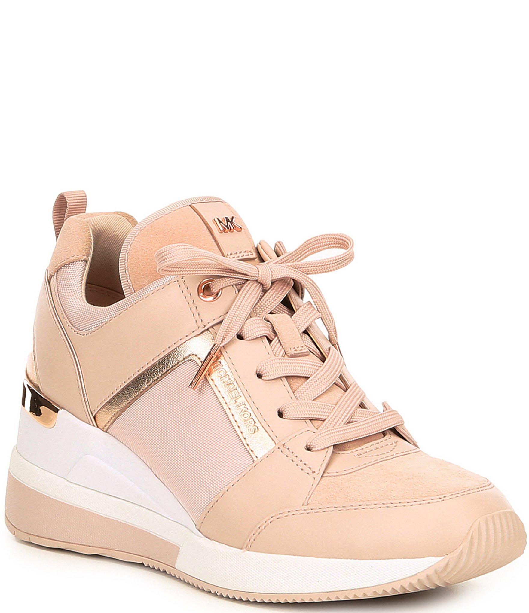 michael kors georgie leather trainer