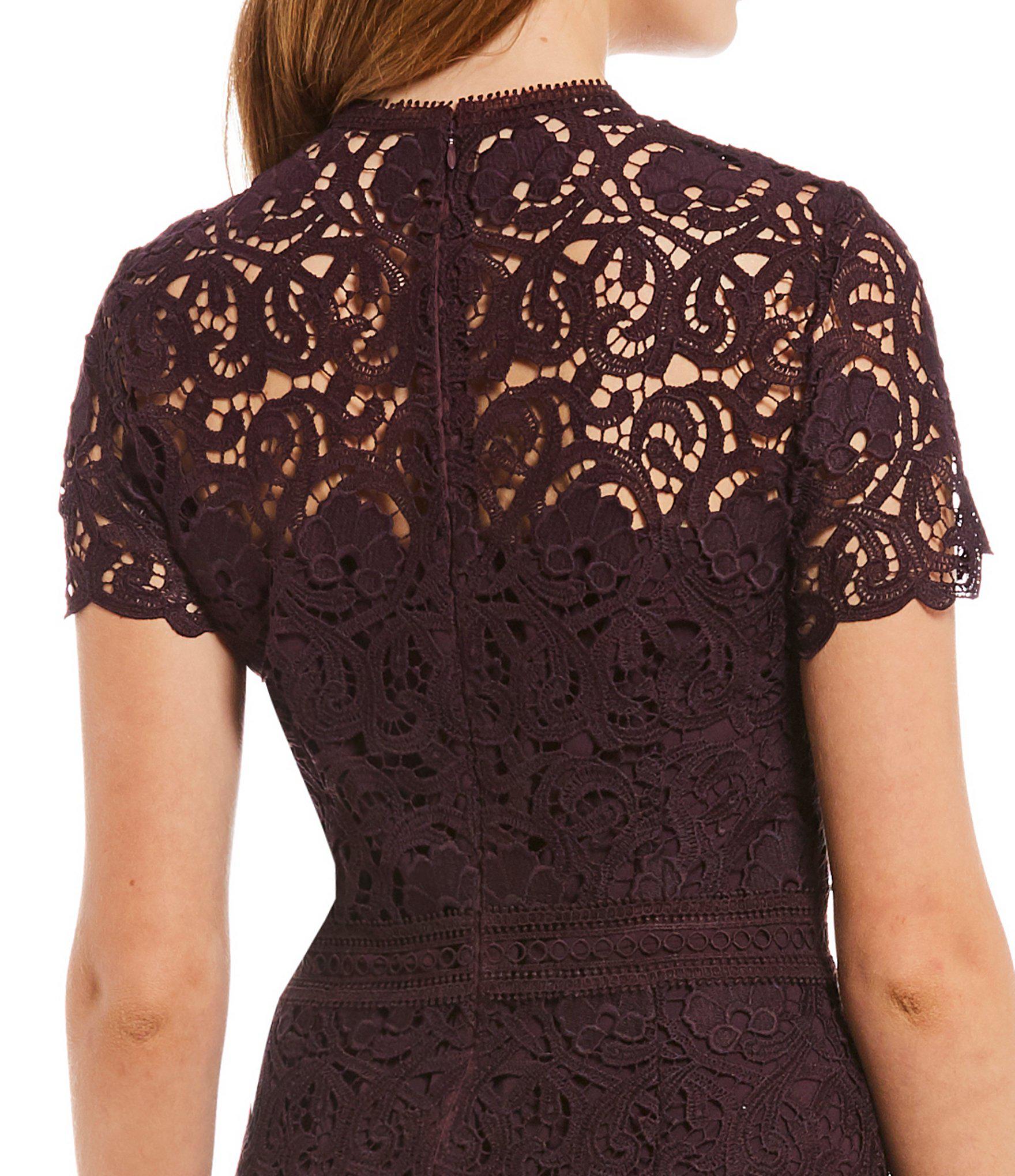 antonio melani lexi lace midi dress