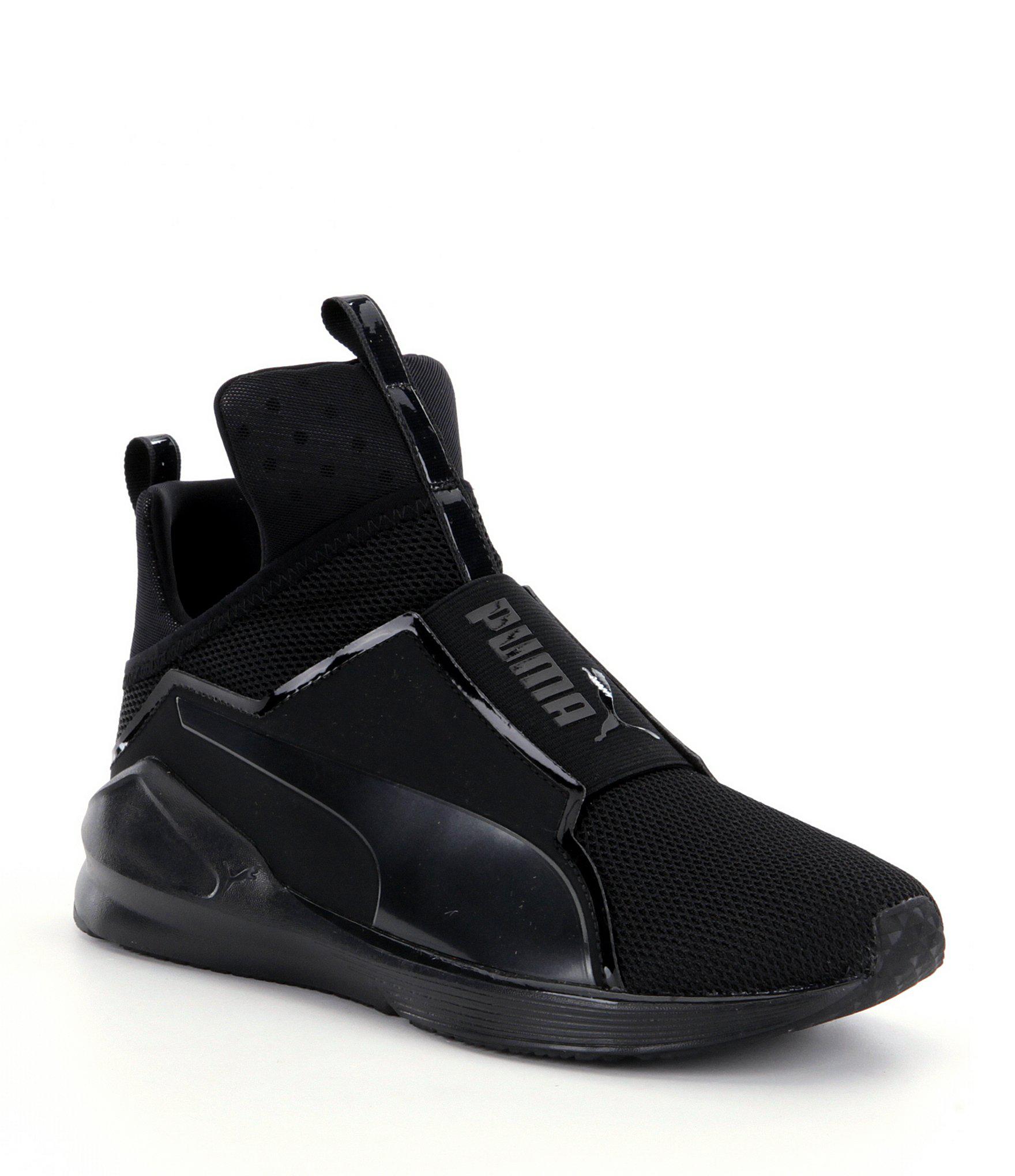 high top black pumas