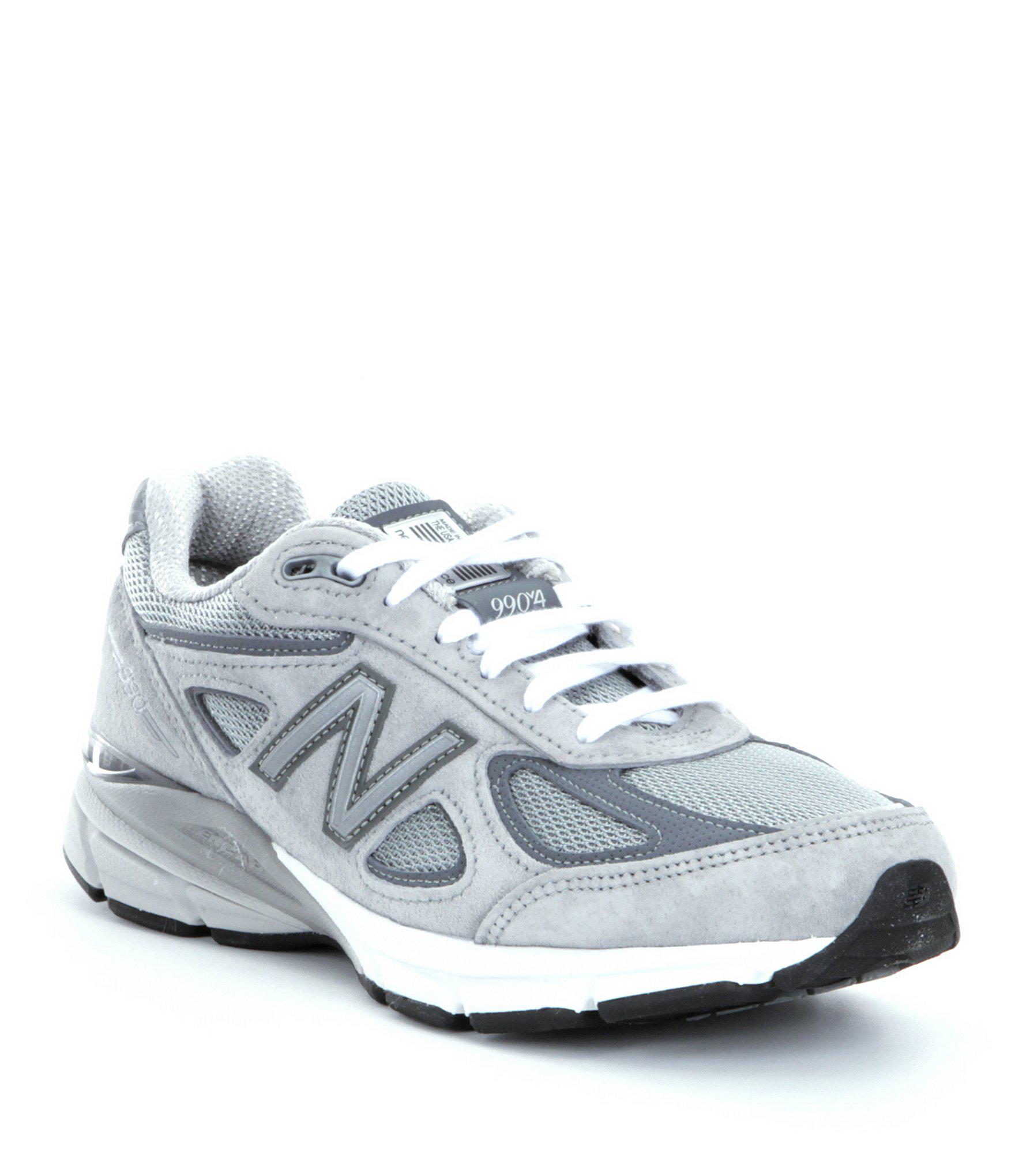 New Balance Leather Women ́s 990 V4 Running Shoes in Gray Lyst