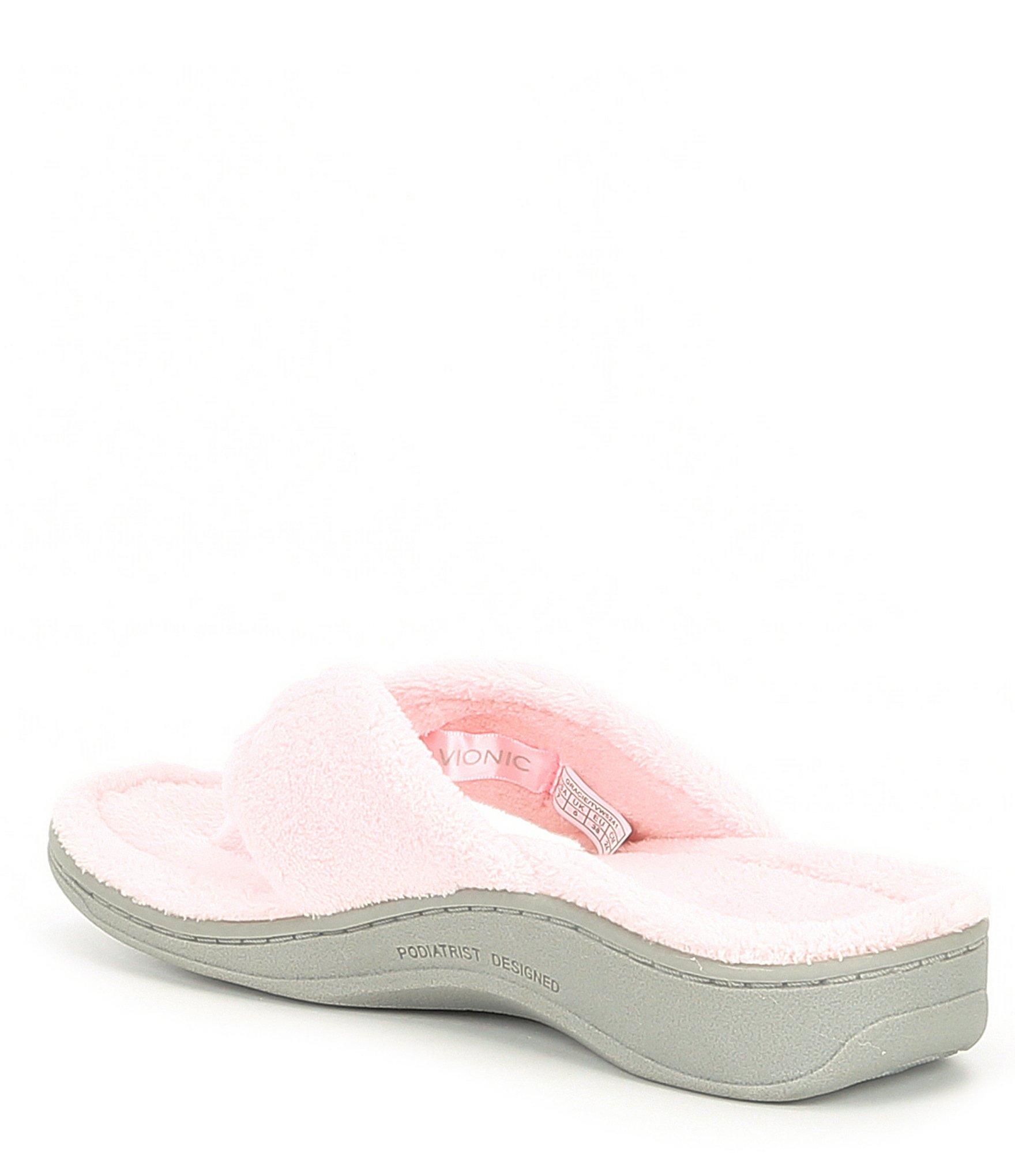 vionic pink slippers
