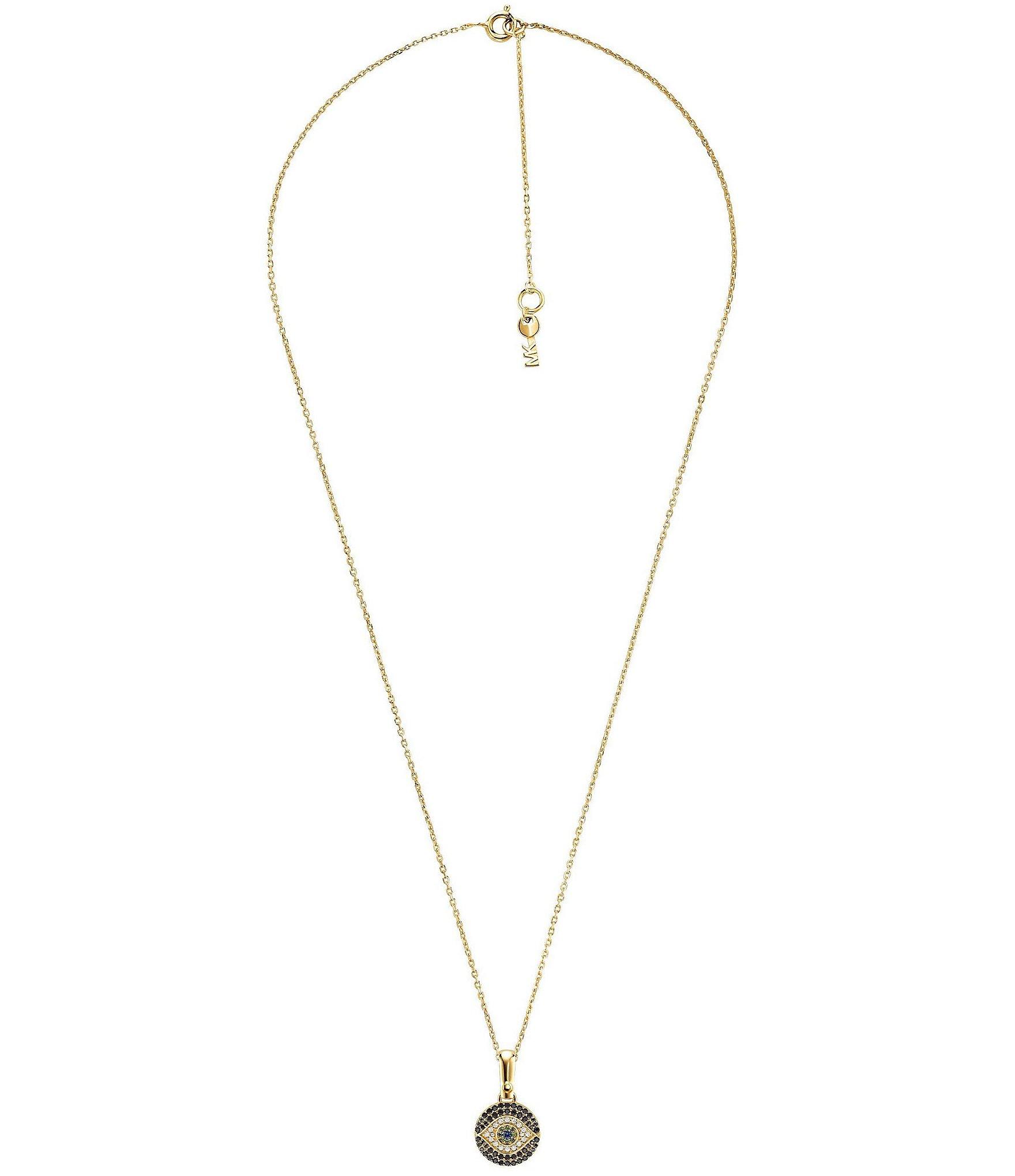 michael kors evil eye necklace