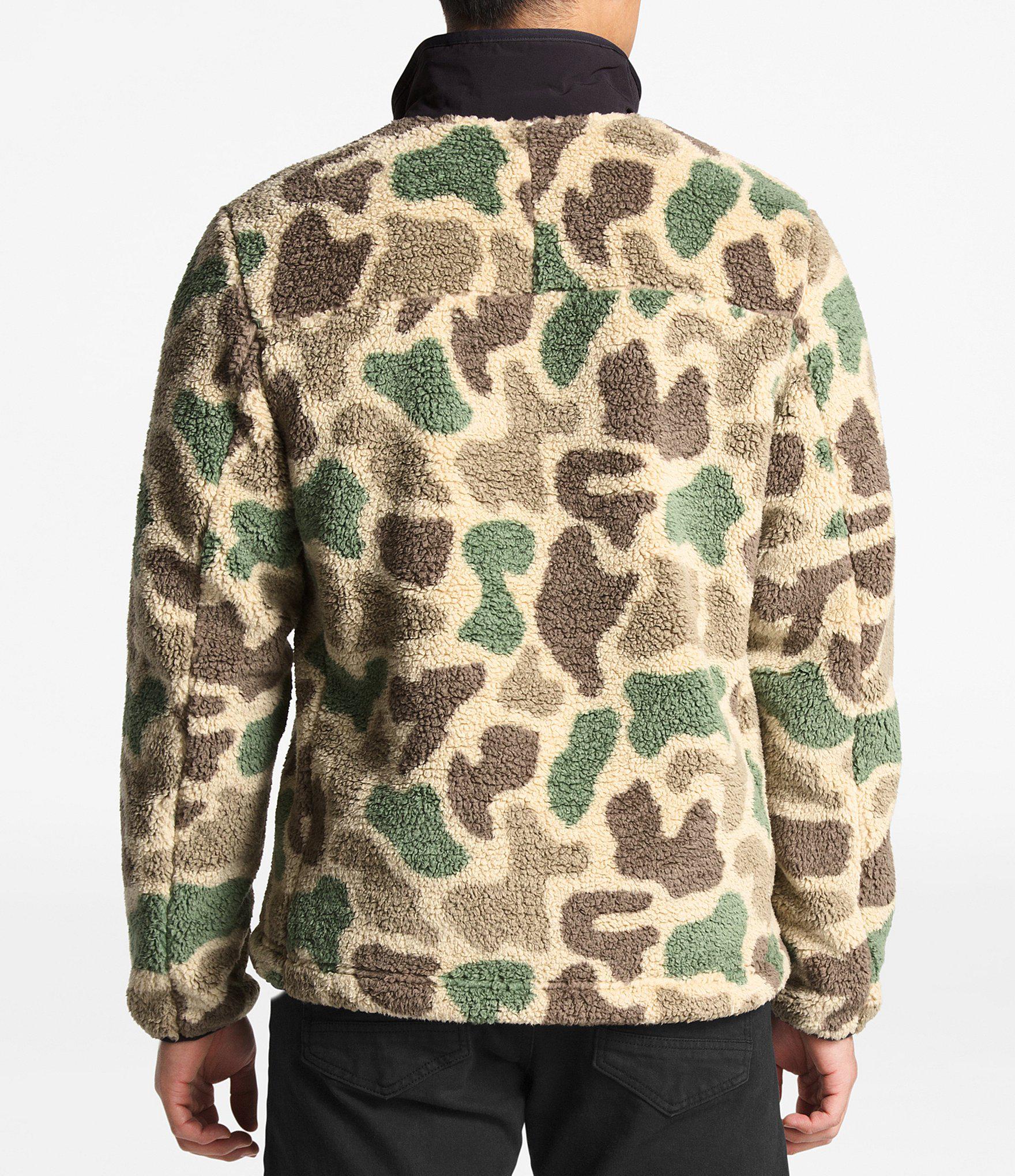the north face sherpa jacket camo