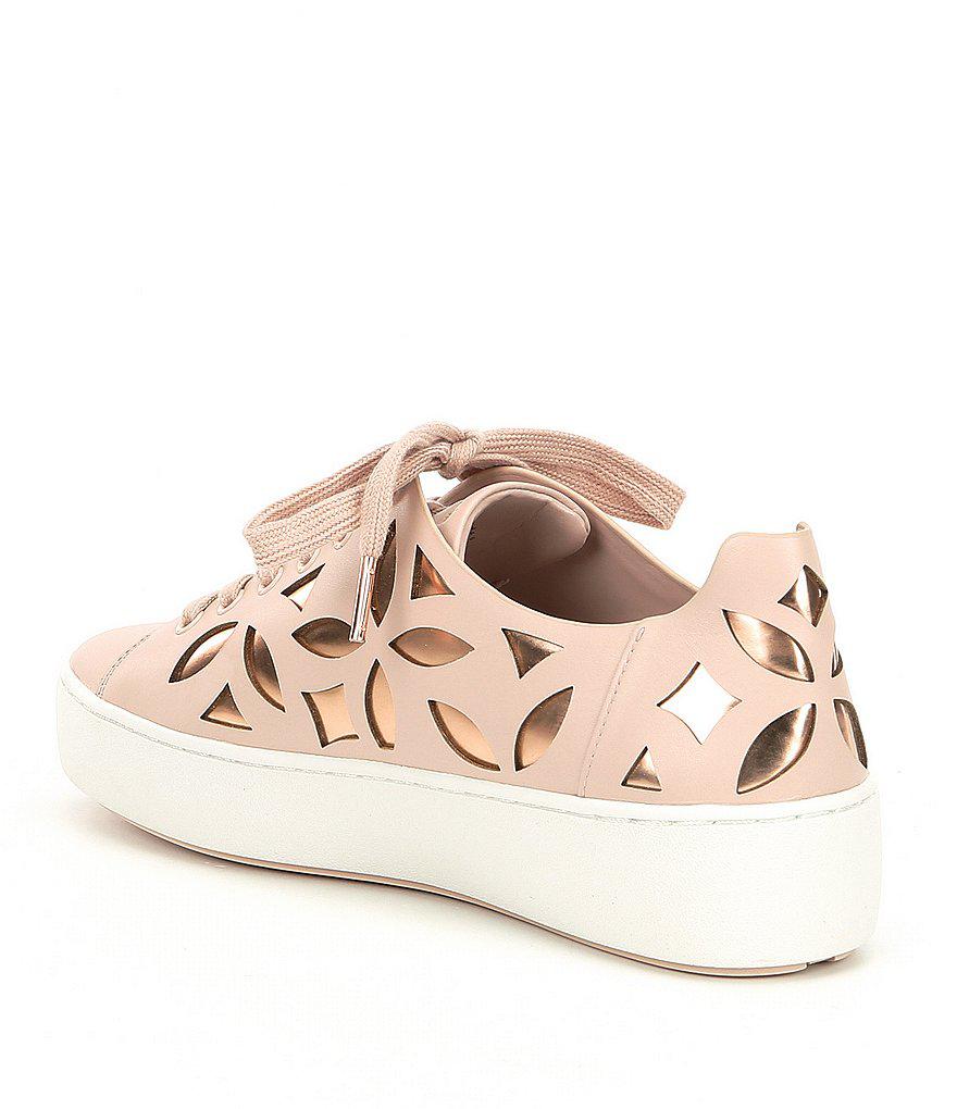 mimi perforated leather sneaker