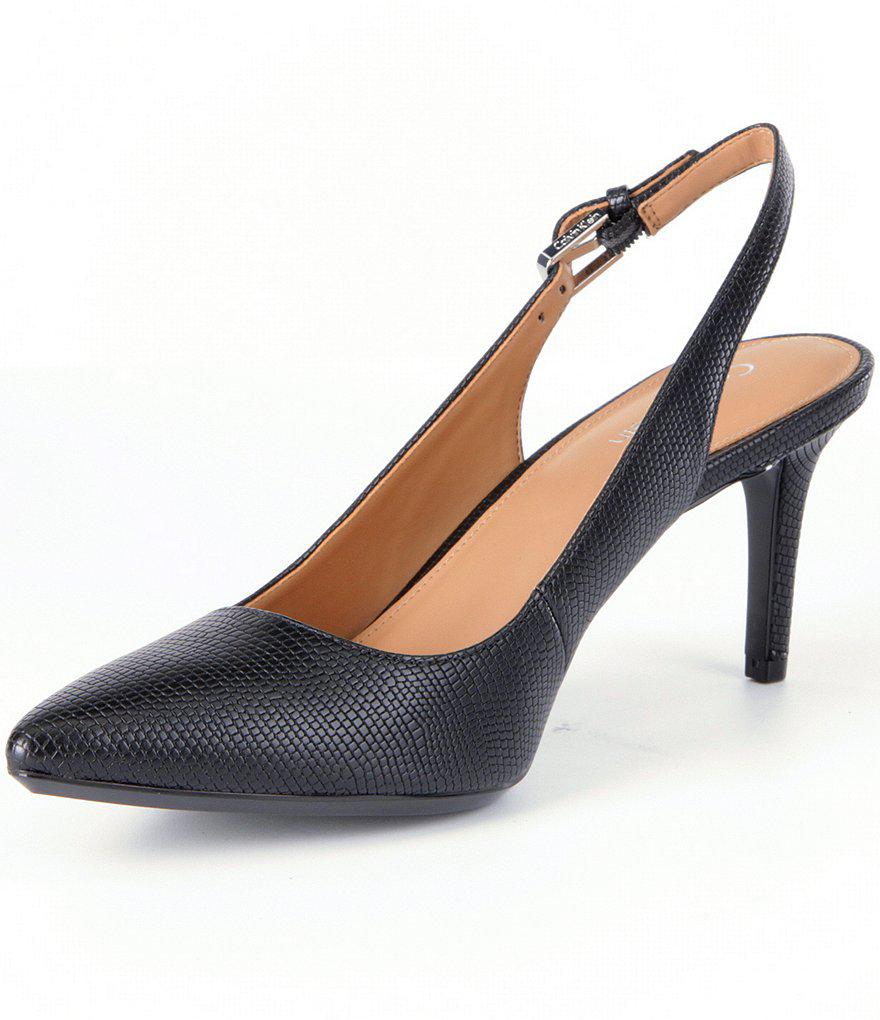 calvin klein slingback shoes