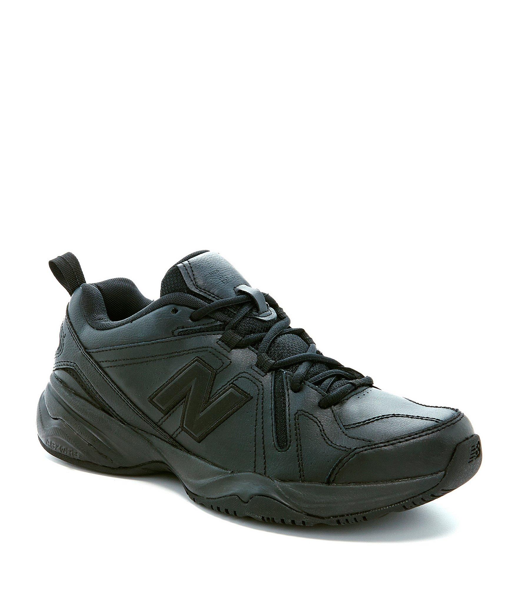 New Balance Leather 608 V4 Training Shoes in Black for Men - Lyst