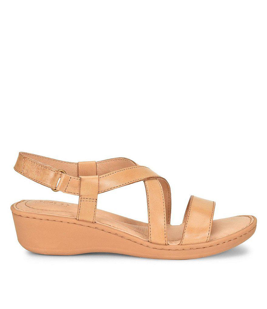 born idella wedge sandal