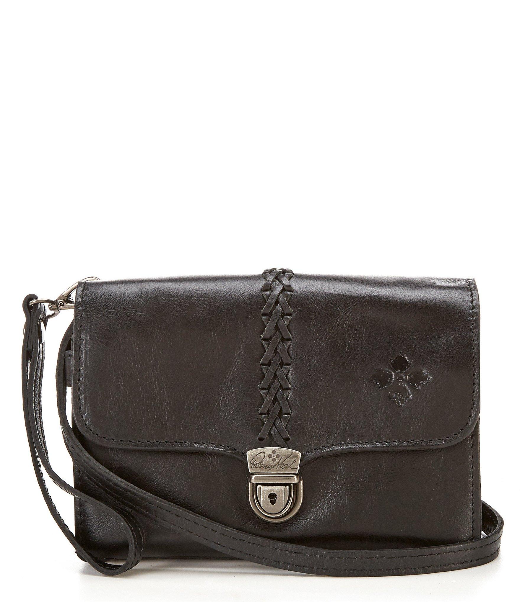 Patricia Nash Leather Heritage Collection Bianco Braided Convertible