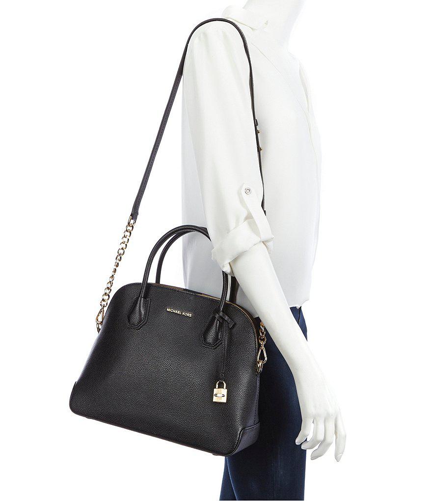 michael kors mercer dome satchel