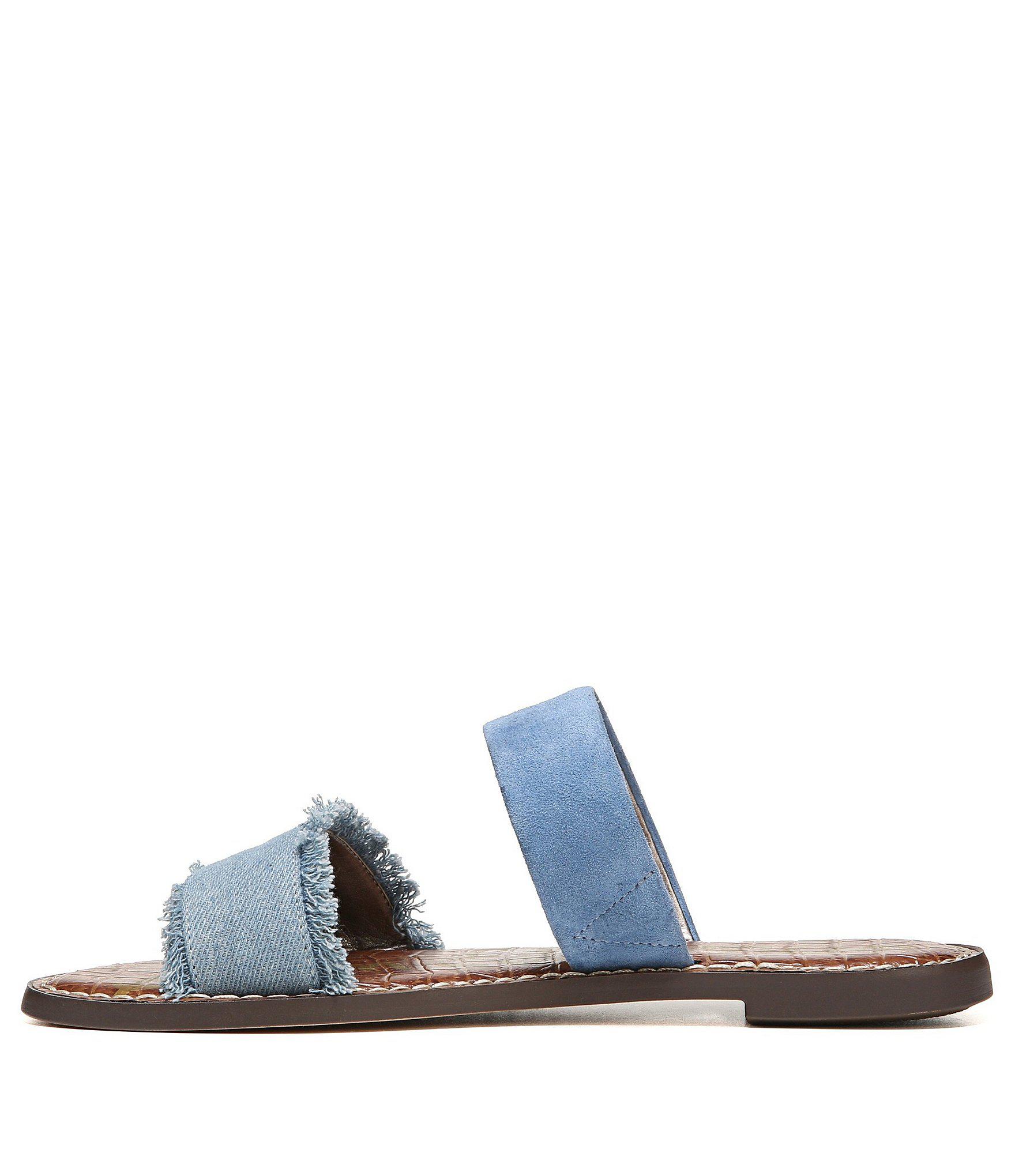 sam edelman denim sandals
